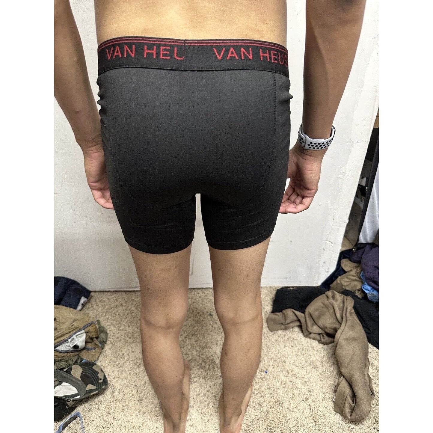 Men’s Black Van Heusen Medium Compression Shorts