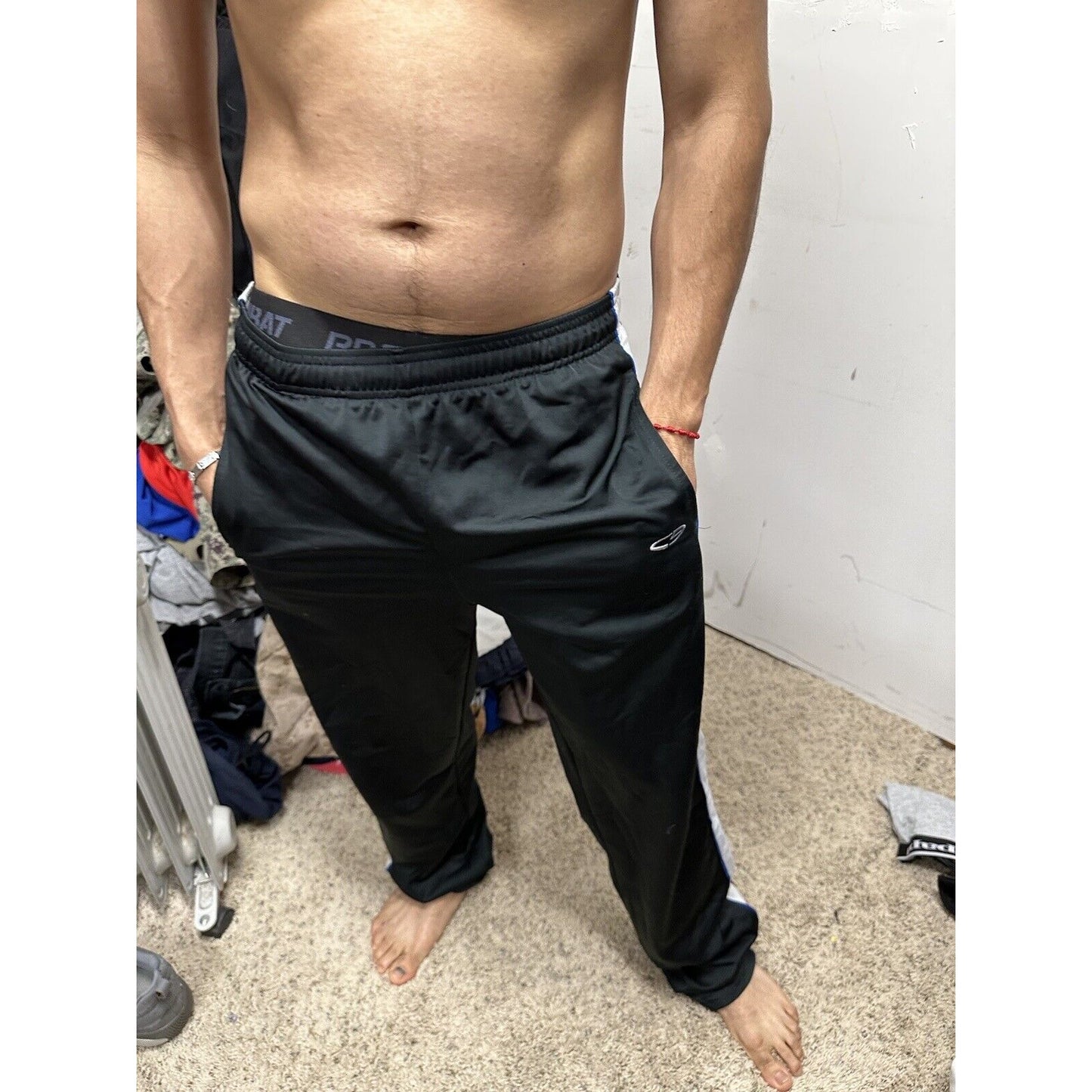 Men’s Champion Black Small Workout Pants Track Running Pants