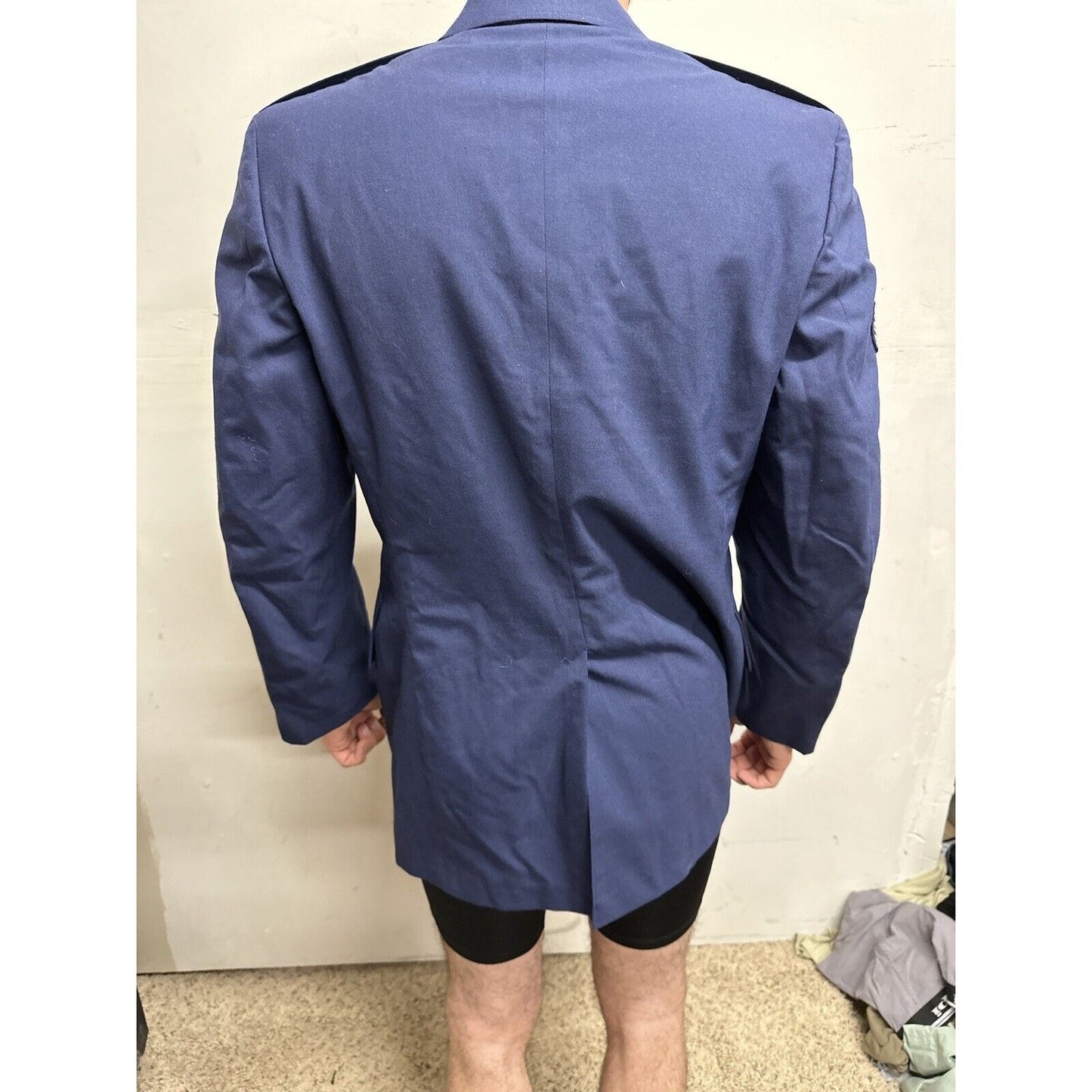 Men’s 40R USAF Air Force Service Coat Navy Blue Uniform
