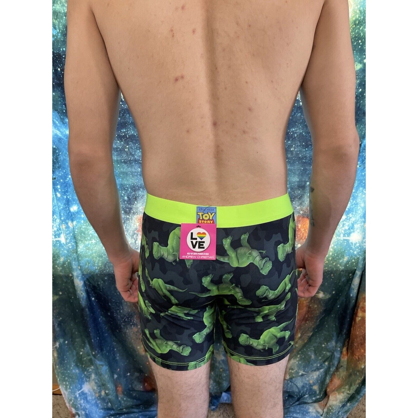 men's crazy boxer toy story xl compression shorts New And Unworn