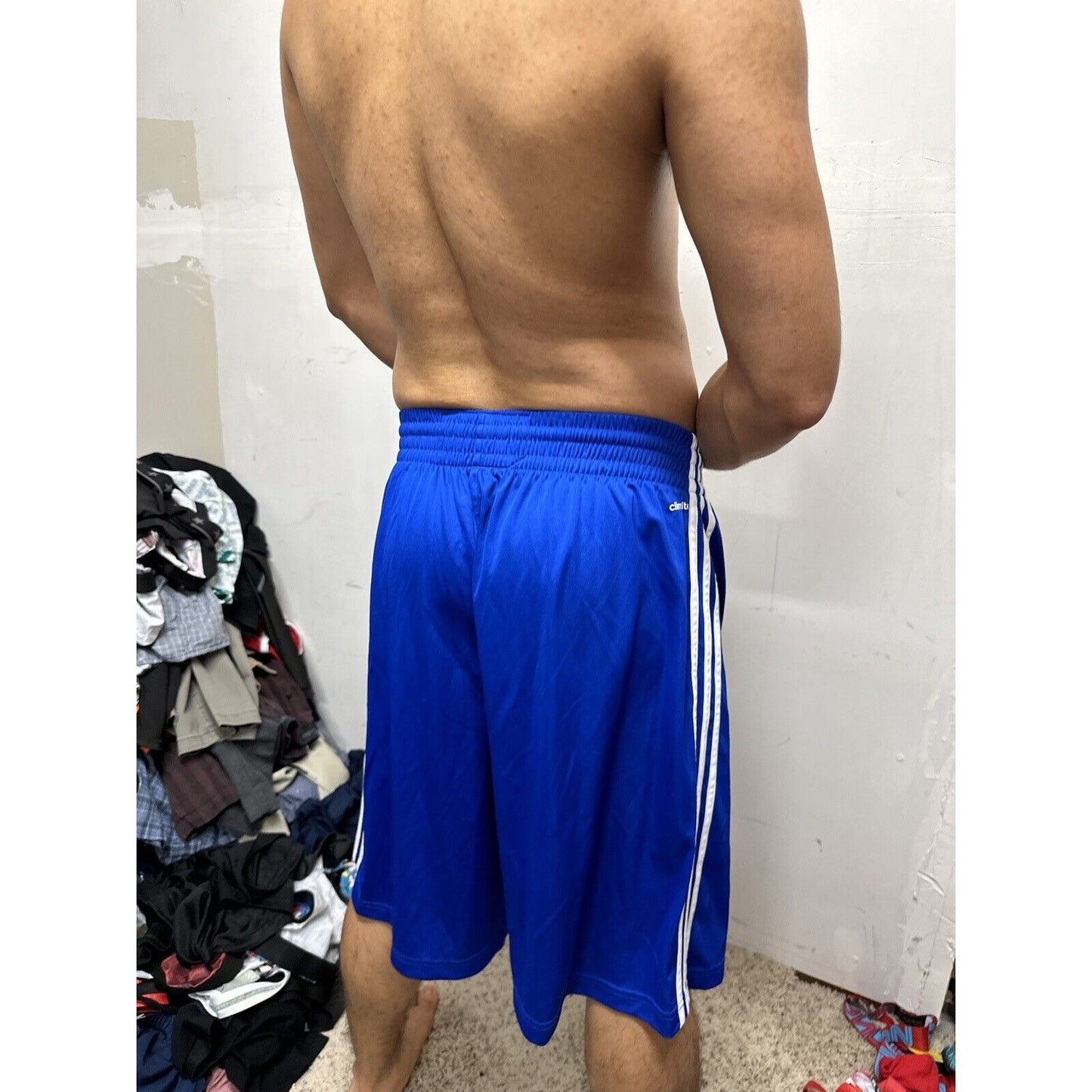 Men’s Blue Adidas Medium United States Coast Guard Academy Athletic Shorts