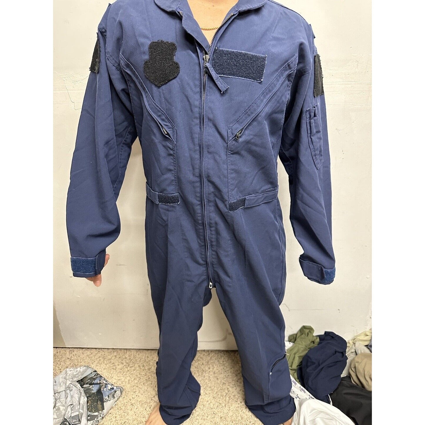 Vtg 90sSAC Missile Crew Coveralls Military USAF Jumpsuit Mechanic Flightsuit 42R