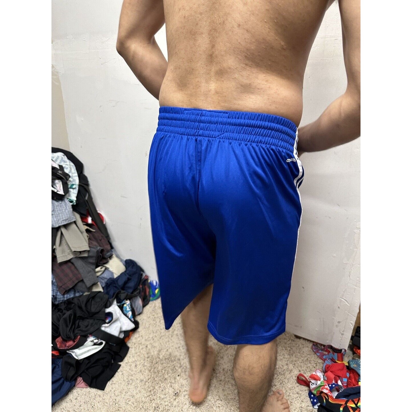 Men’s Blue Adidas Medium United States Coast Guard Academy Athletic Shorts