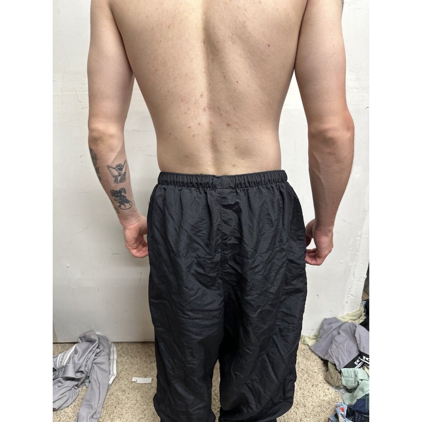Men’s Army Pants - No Logo - XL Long Black Pt Uniform Bottoms PFU