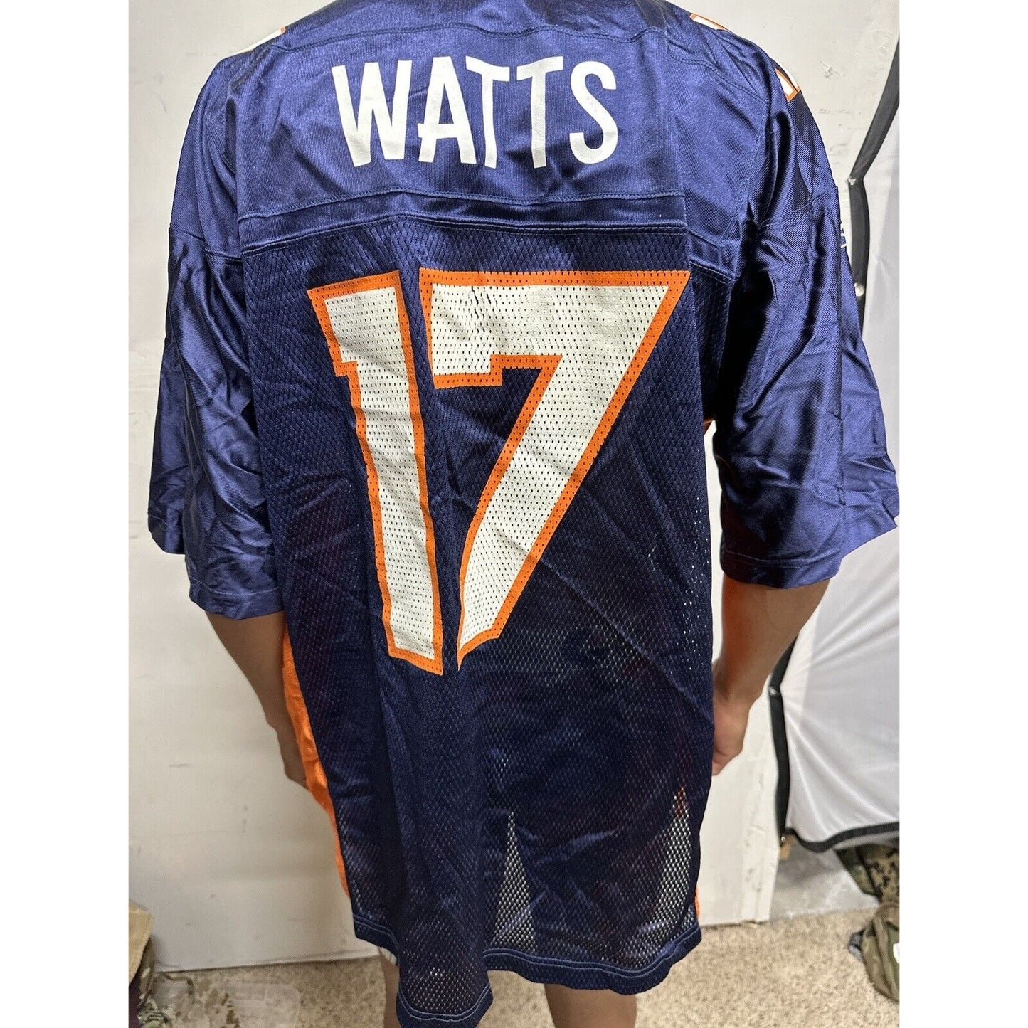 Men’s NFL Equipment Large Reebok Denver Broncos Football Jersey 17 Watts