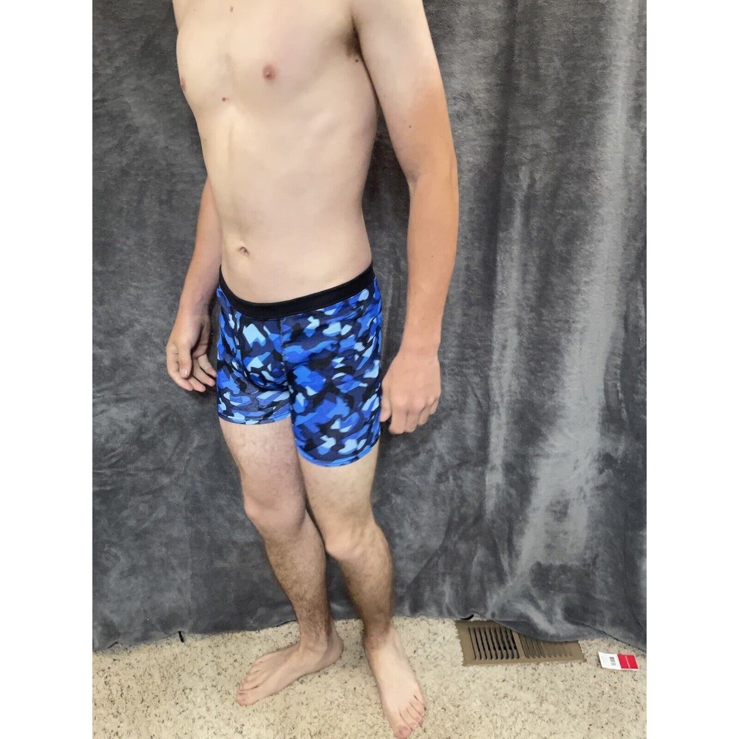boy's XL hanes blue camo youth boxer brief
