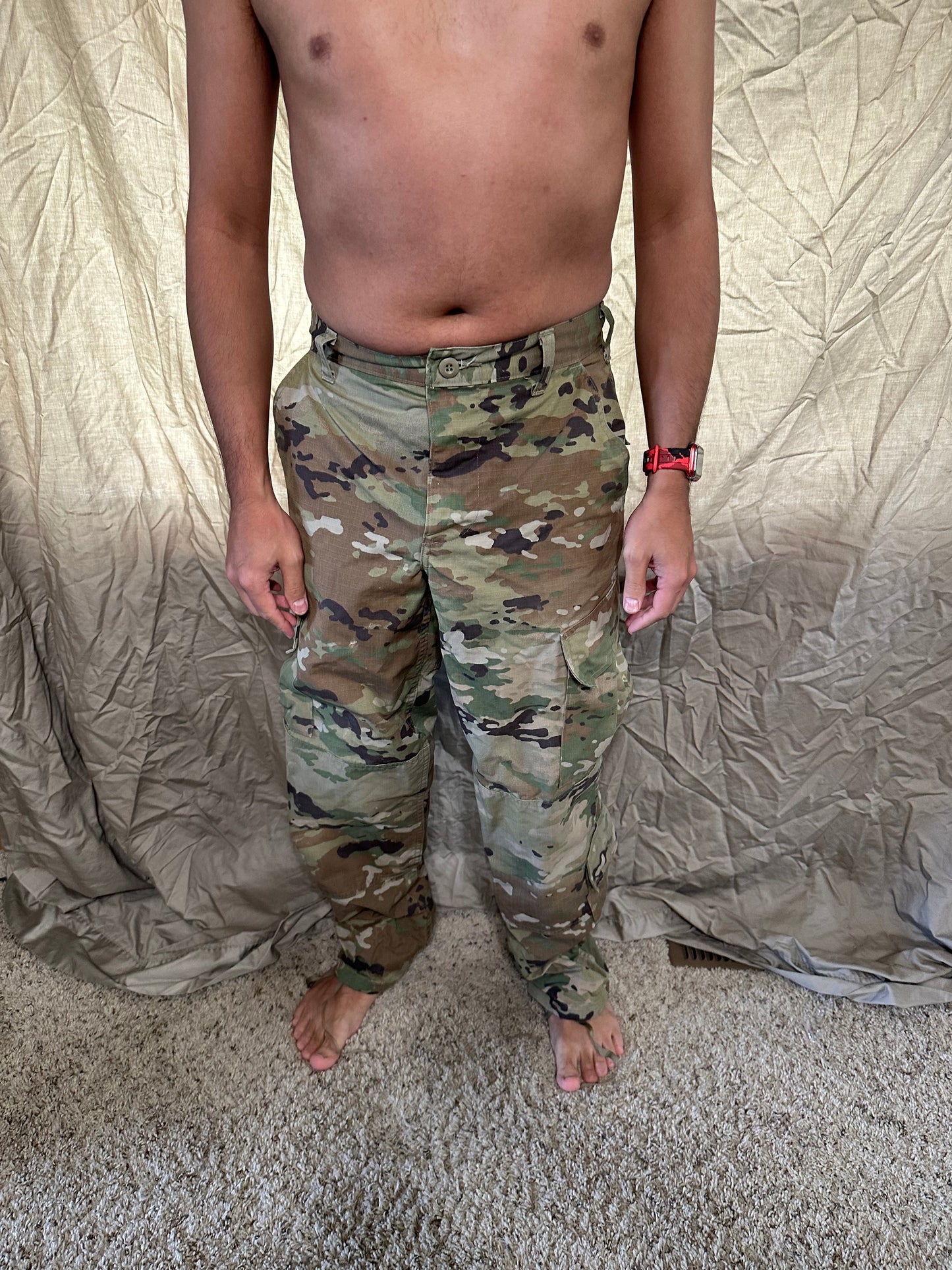 Men’s small regular ocp pants army Air Force space force 50% nylon 50% cotton