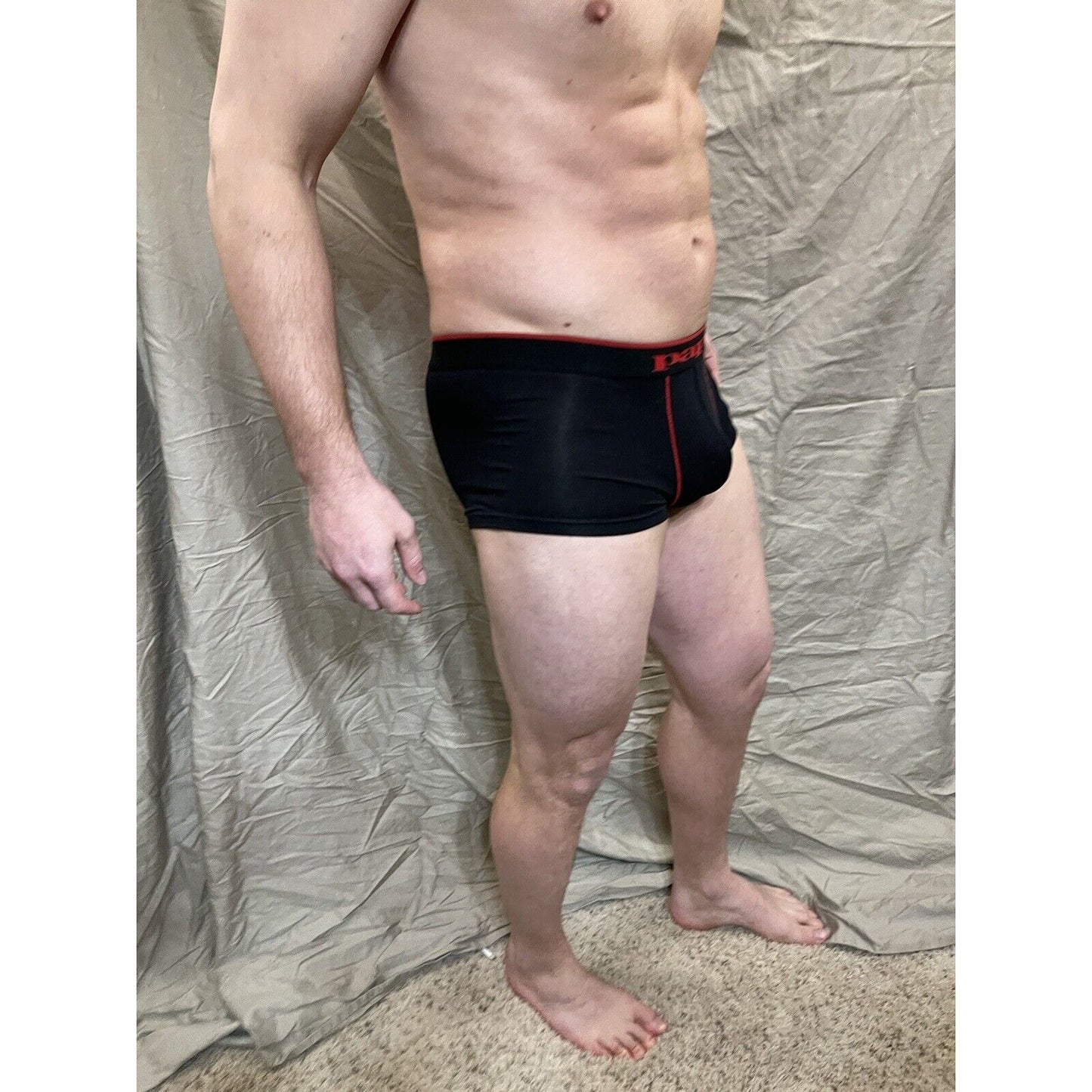 men's papi trunk small black athletic cut briefs New And Unworn