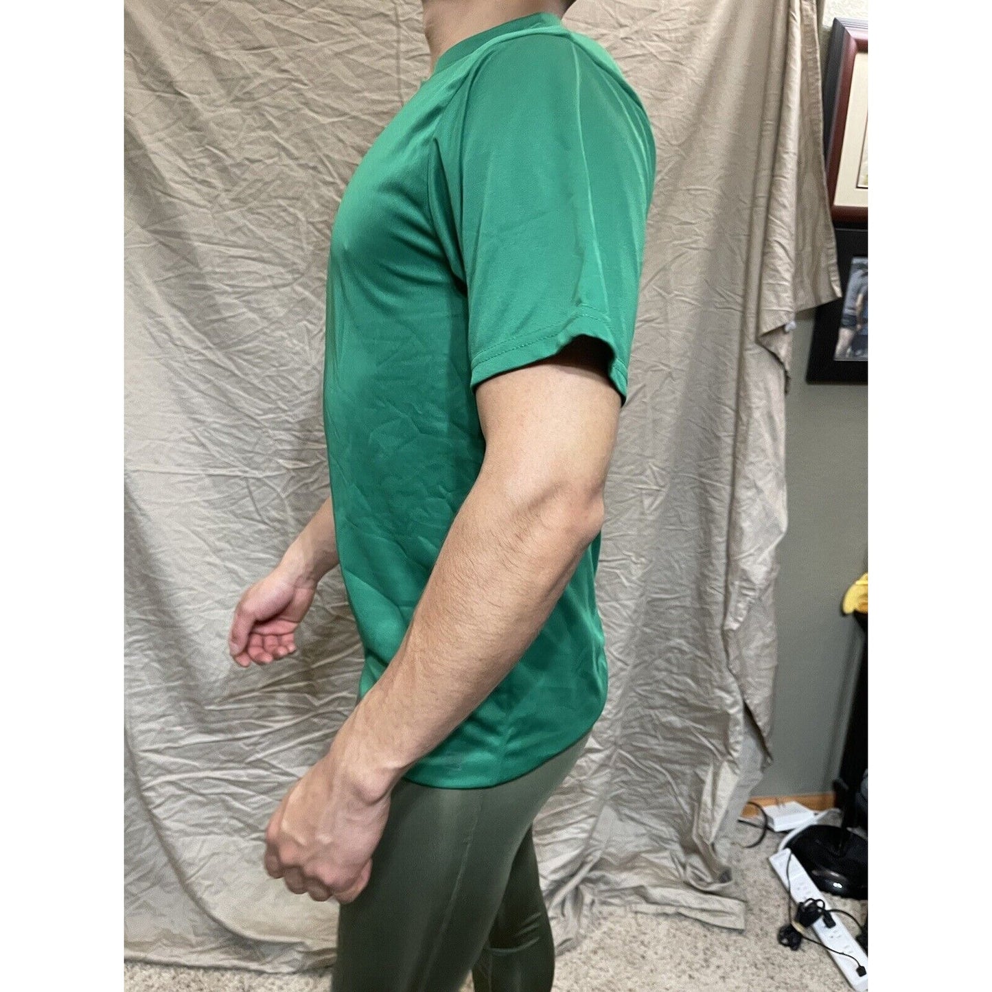 Men's Augusta Sportswear Moisture Management Athletic shirt Green adult Medium