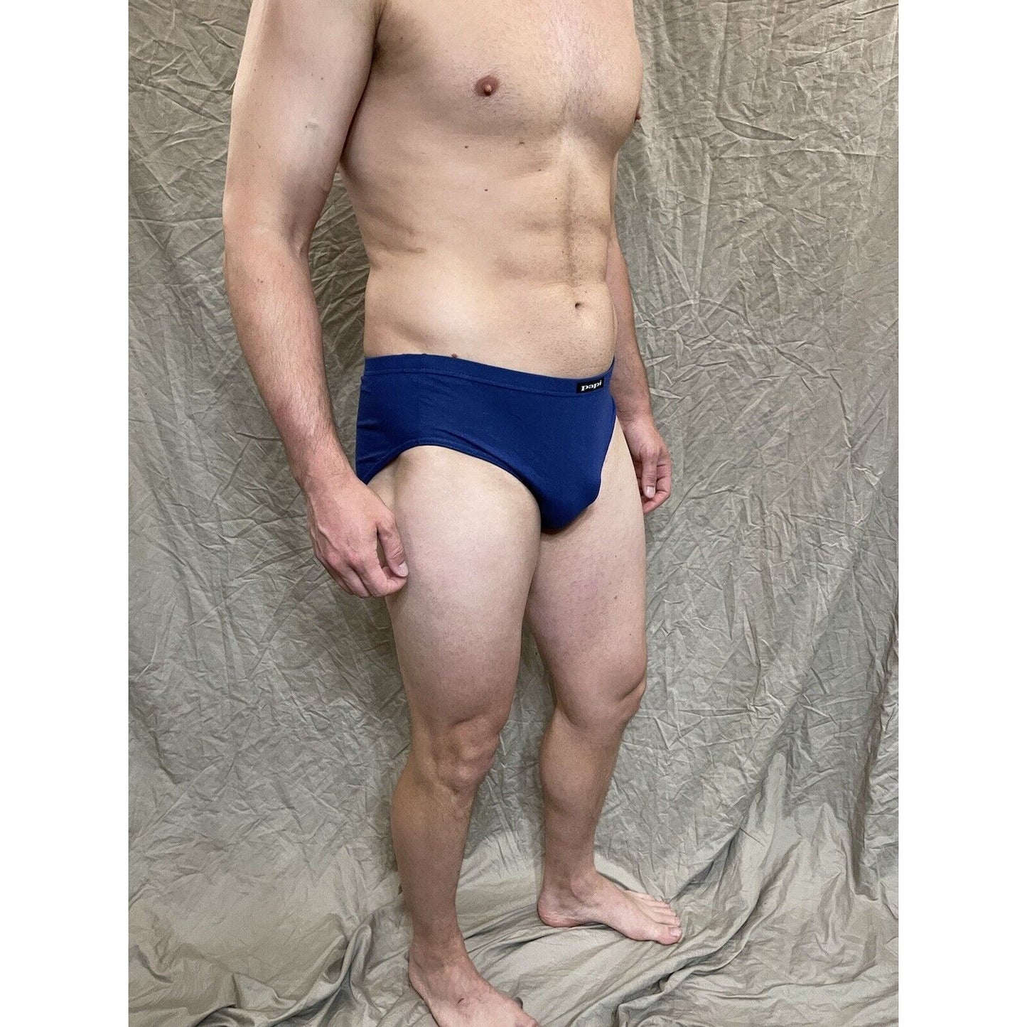men's blue papi large brief cotton
