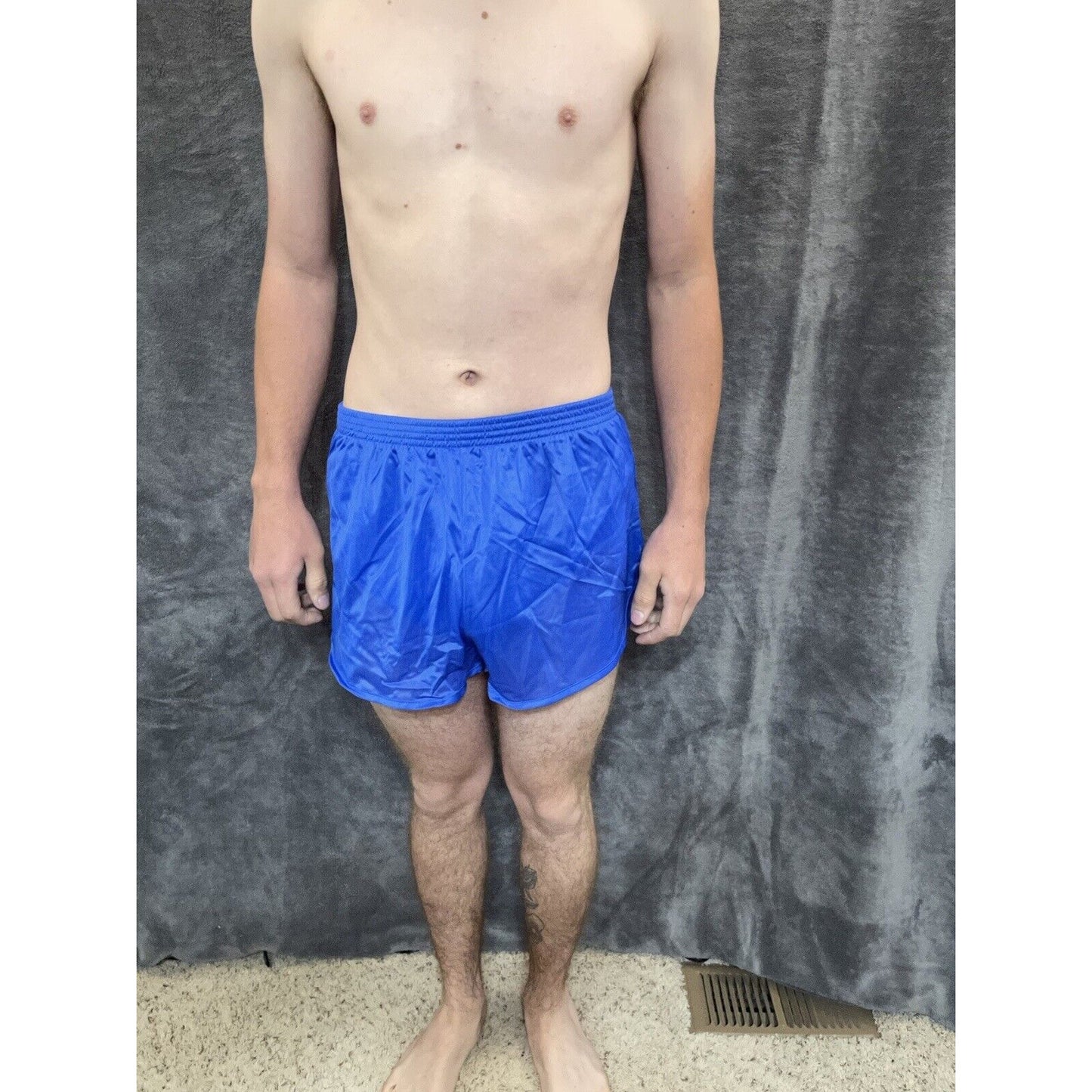 men's soffe ranger panties athletic shorts royal blue medium