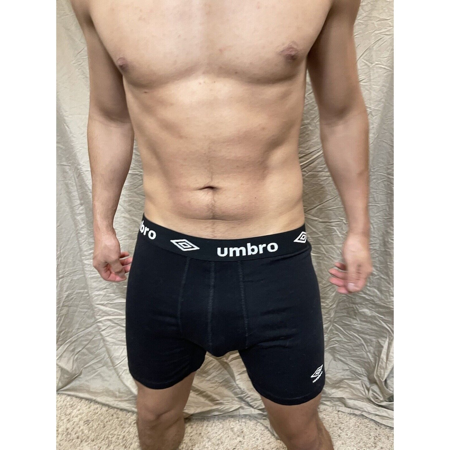 men's medium black umbro boxer briefs