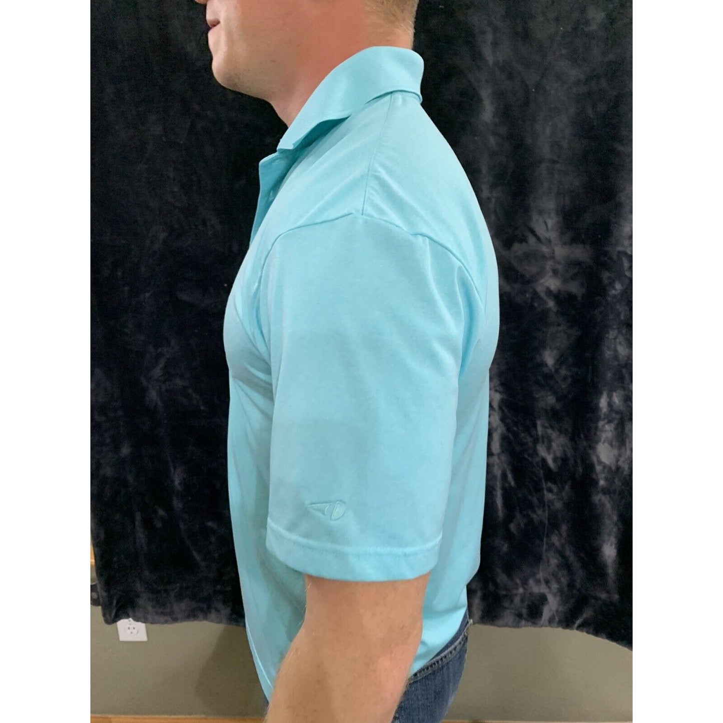 Men’s Grand Slam Performance Turquoise Polo size m