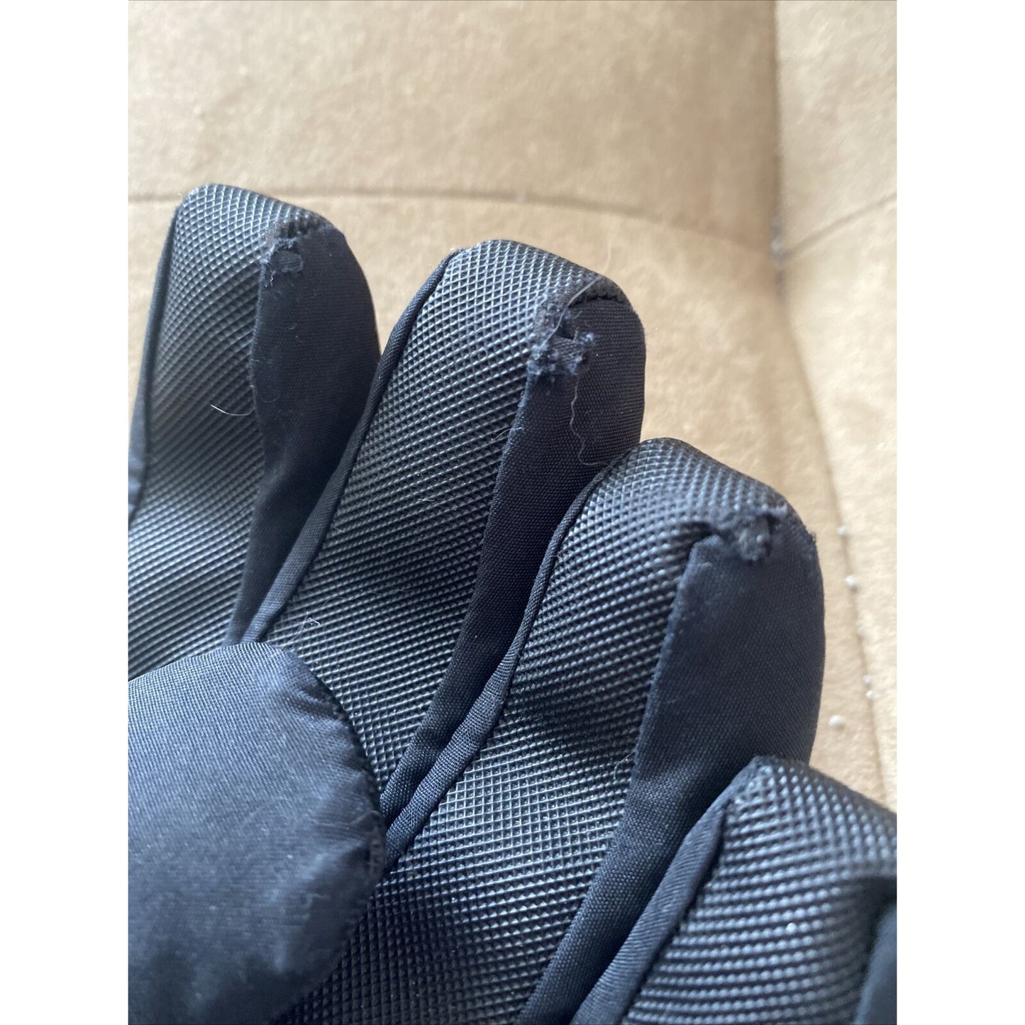 Old Navy Boy’s Size Small Black Blue Winter Snow Gloves