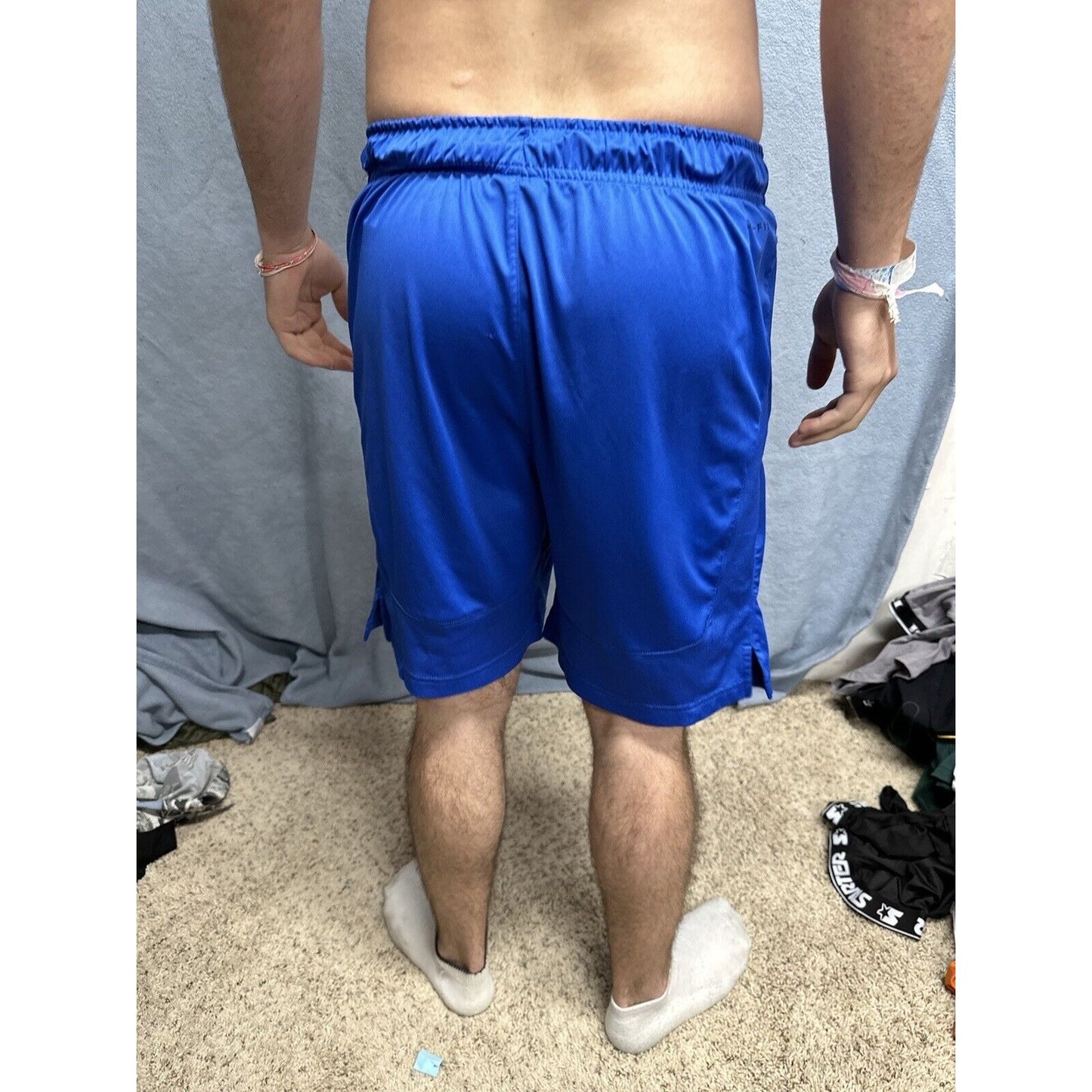 Men’s Blue Nike Medium Dri fit Shorts With Pockets