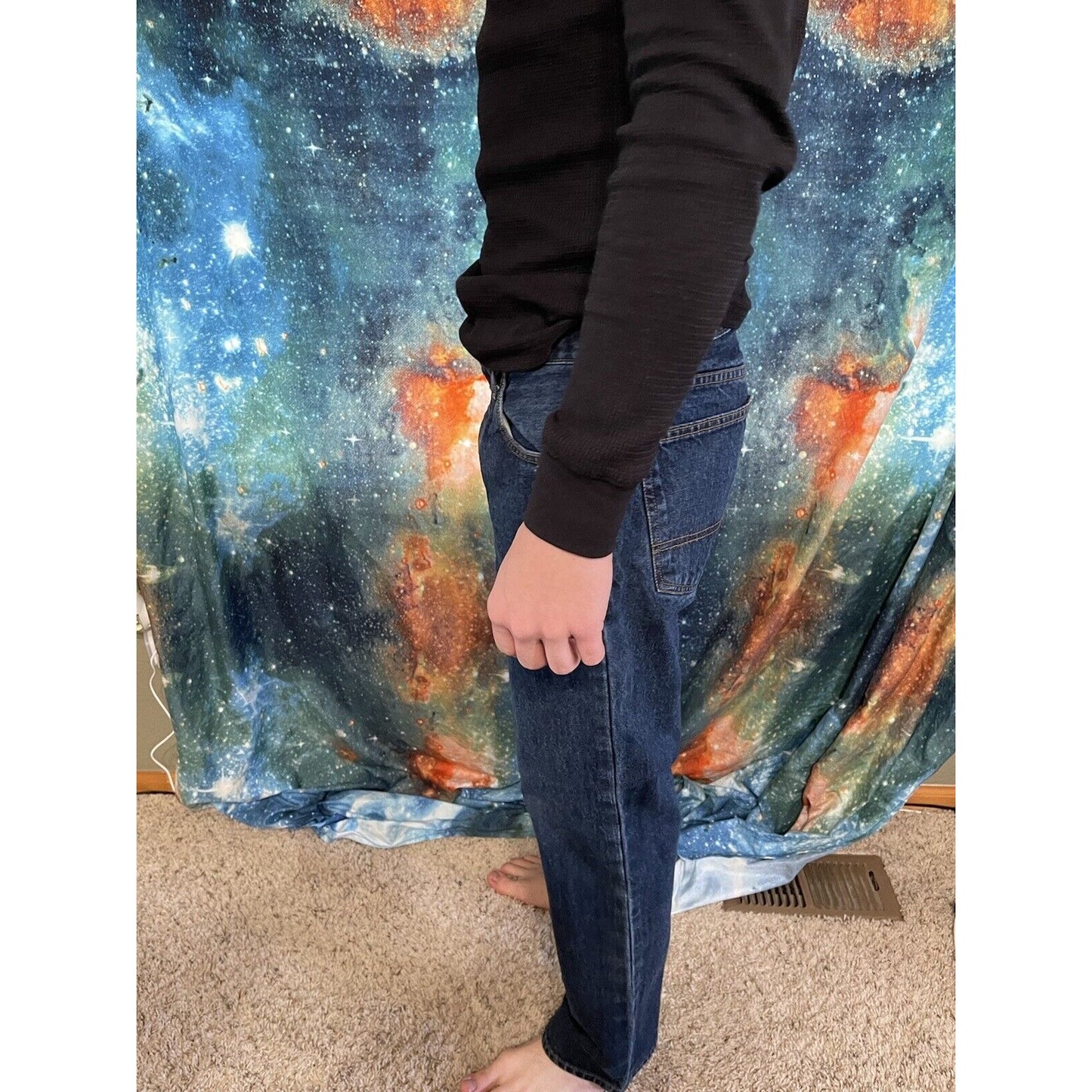 Arizona Jean Co. Men's Original Straight Dark Wash Denim Jeans Size 29x34