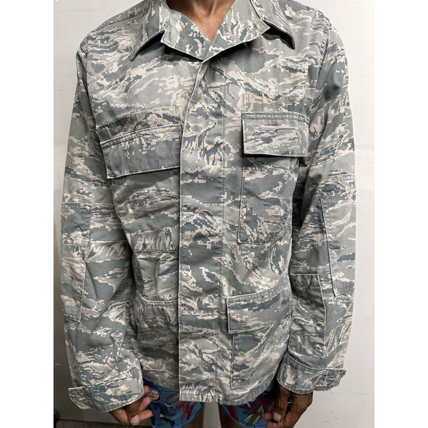 USAF Men’s Abu Airman Battle Uniform Civil Air Patrol 40R Top Blouse