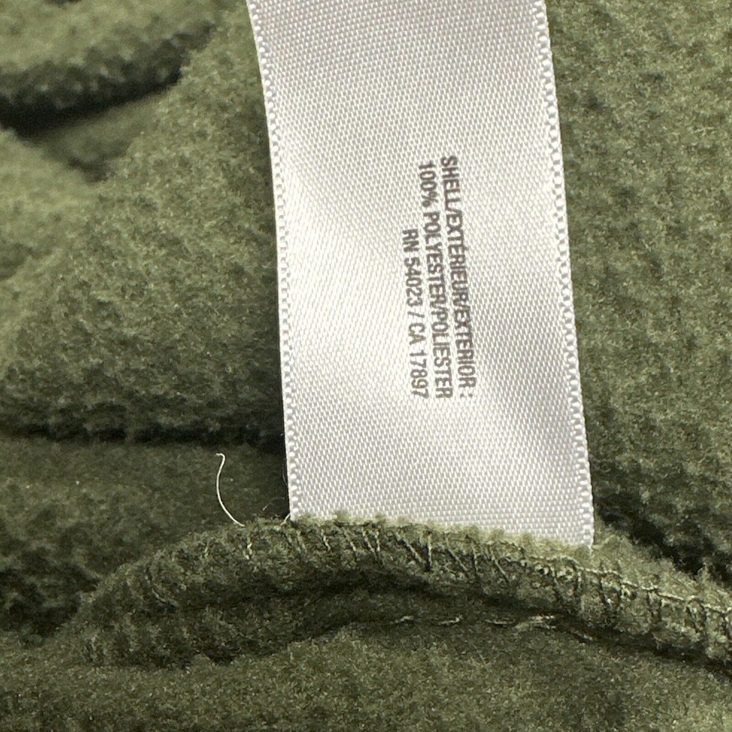 Men’s Old Navy Small Poly Olive Green Front Button Jacket