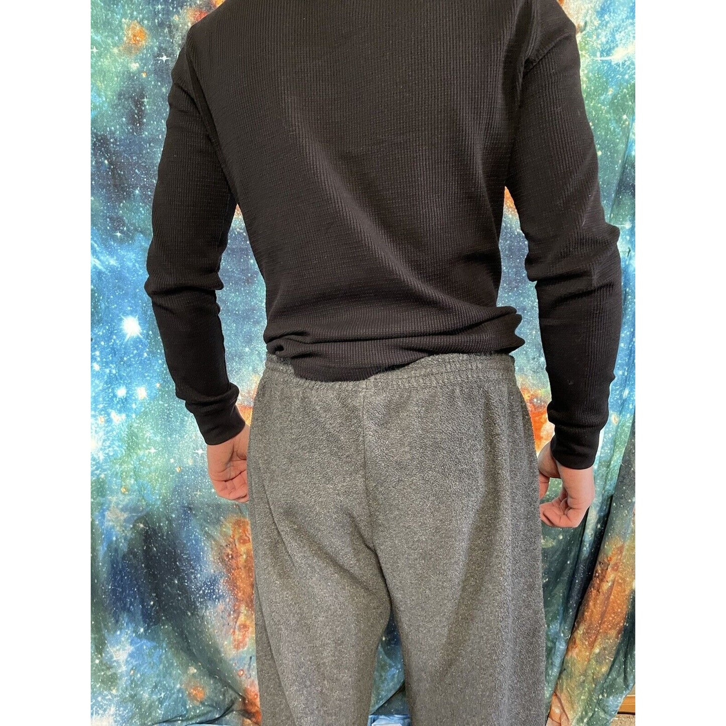 Men’s Fila Large Gray Sweat Pants With Pockets