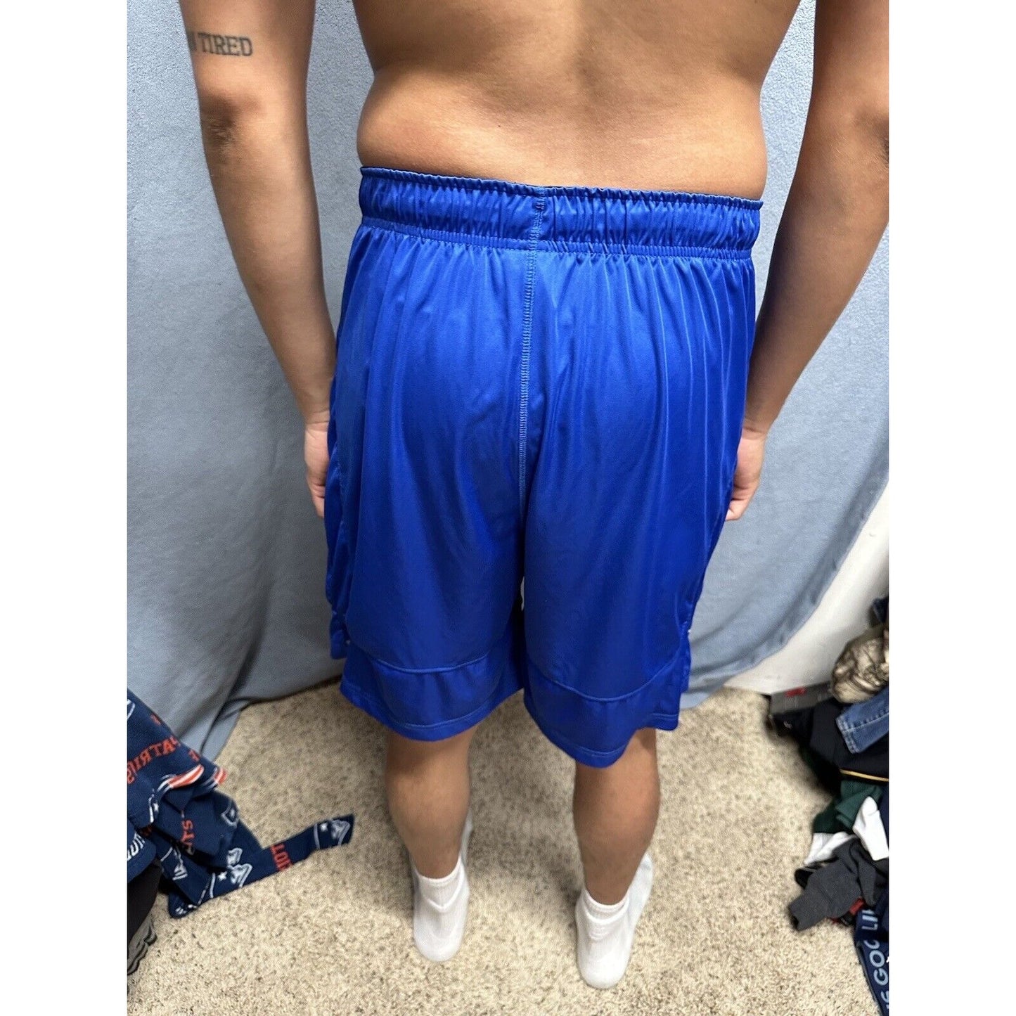 Men’s Blue Nike Dri Fit Large USAFA Air Force Academy Baseball Shorts