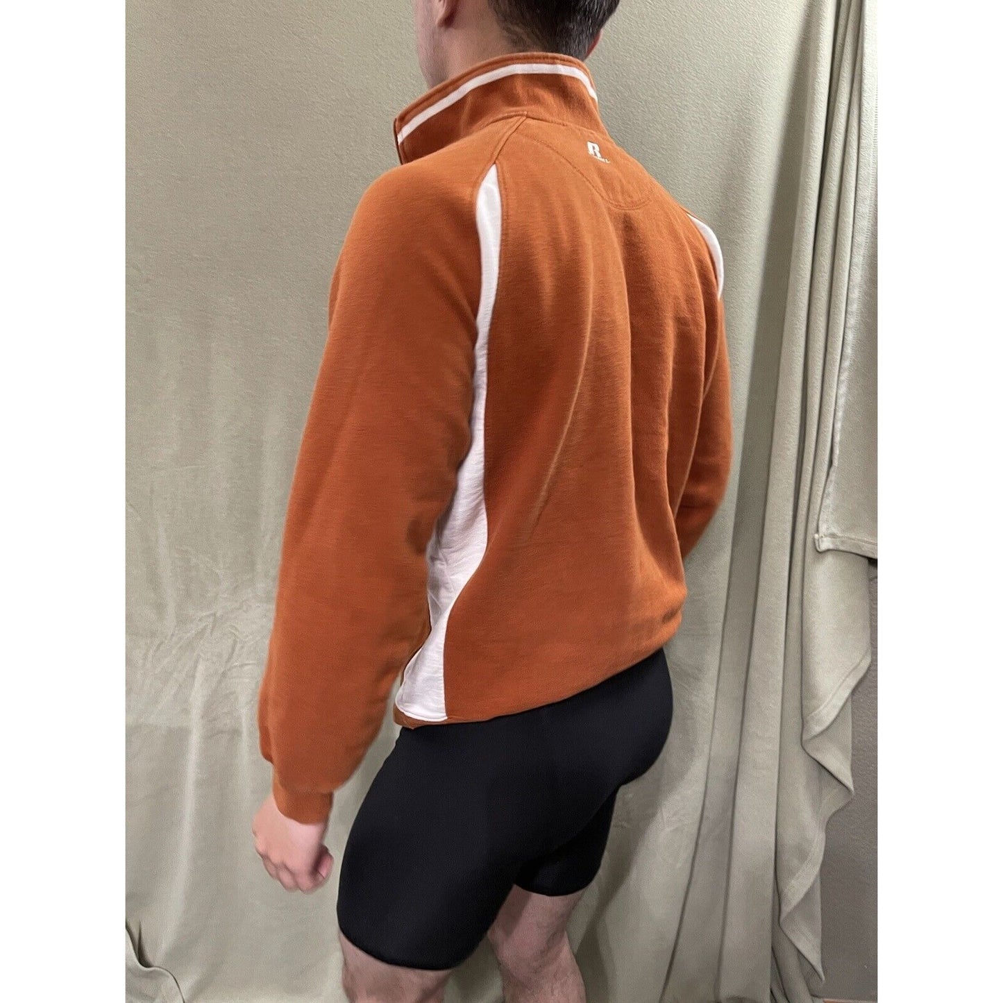 Russell Athletic Team Issue Small 1/4 Zip Harmony Longhorns