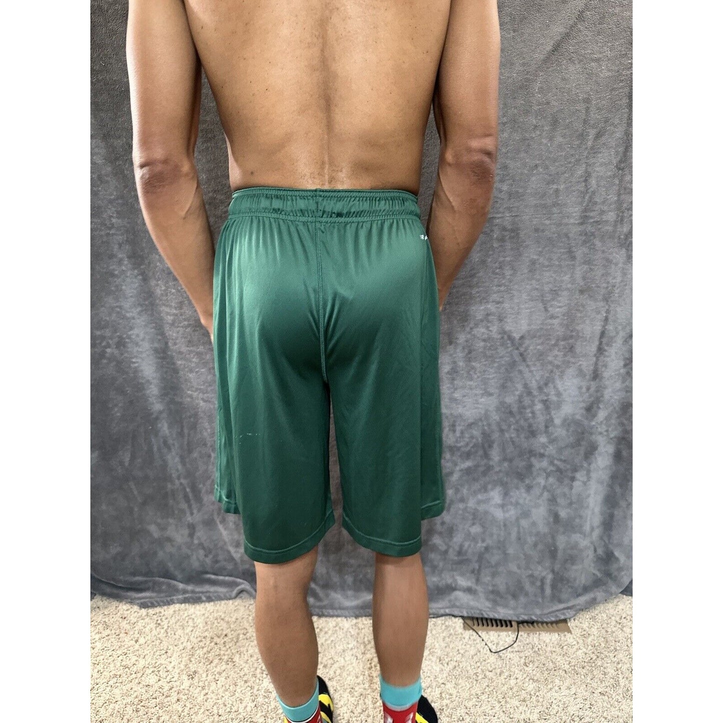 Men’s Green Nike Pine Creek High School Football Athletic Shorts Size Large