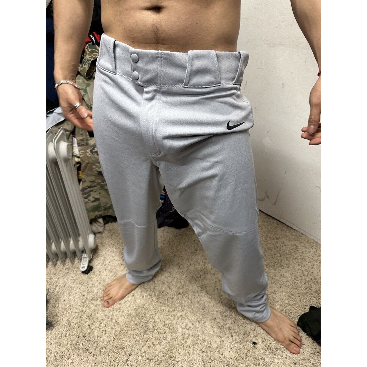 Men’s Nike Team Grey Baseball Pants Engineered Large