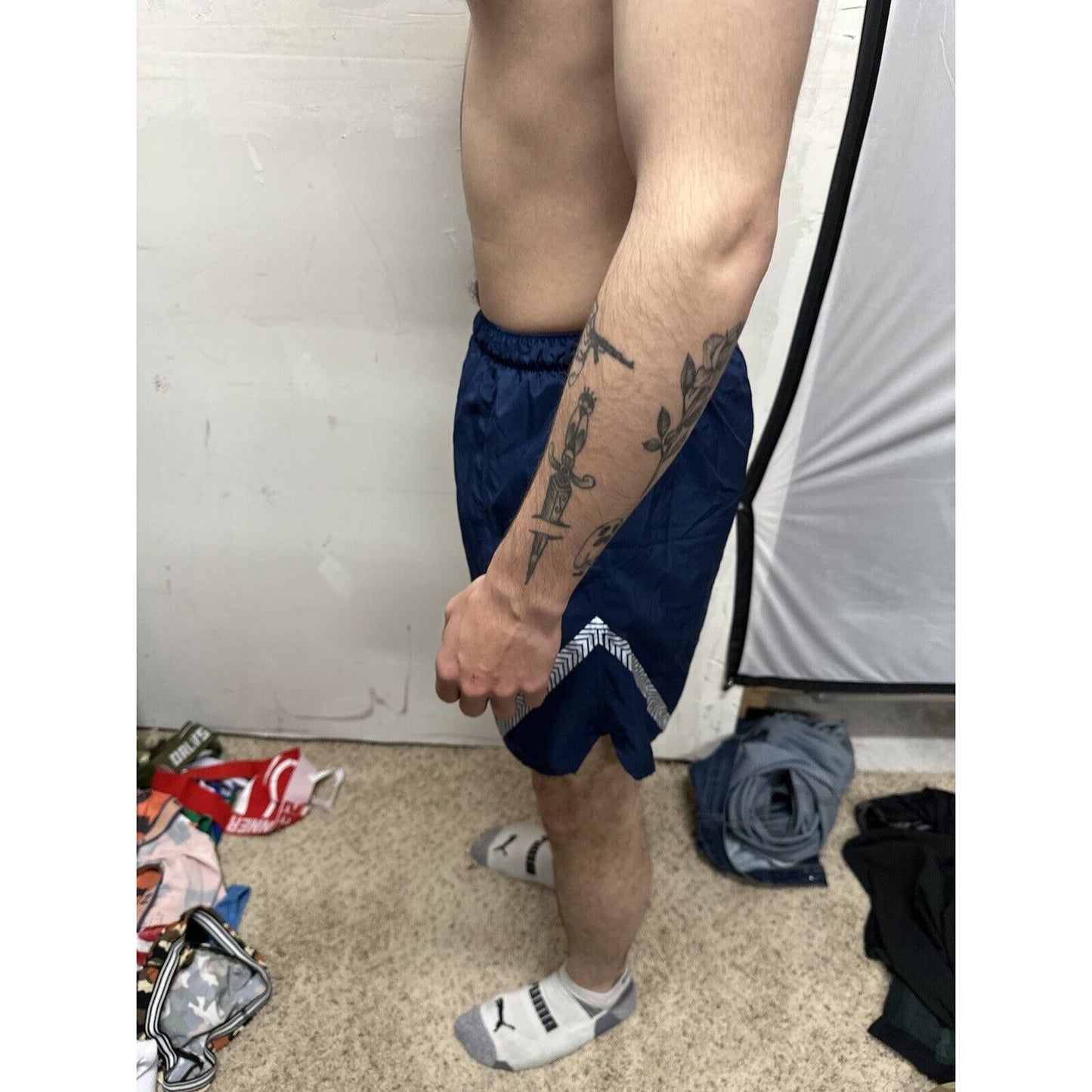 Men’s Blue Air Force iPtu Physical Fitness Training Shorts small
