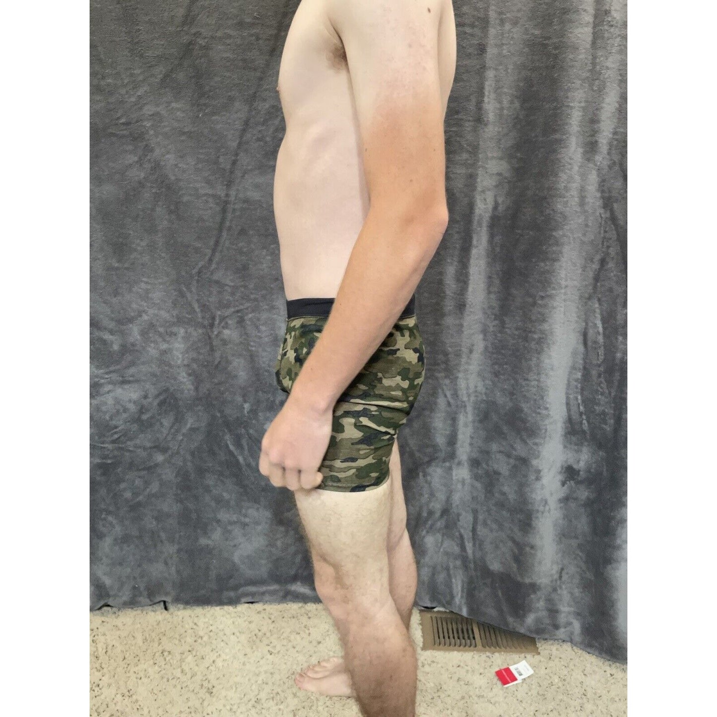 boy's XL green camo hanes boxer brief