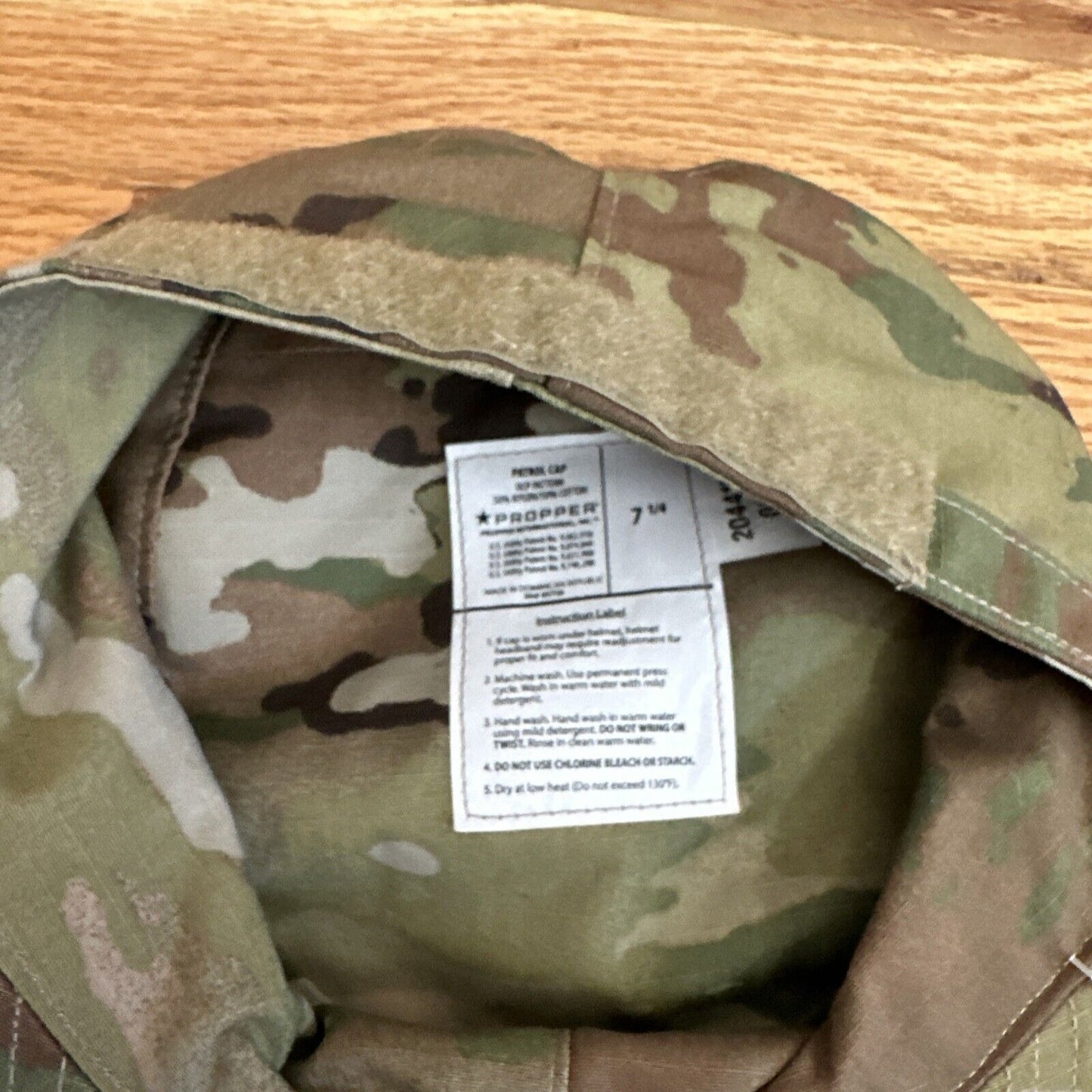 Men’s Propper Acu Patrol Cap Ocp 7 1/4 Cover Hat