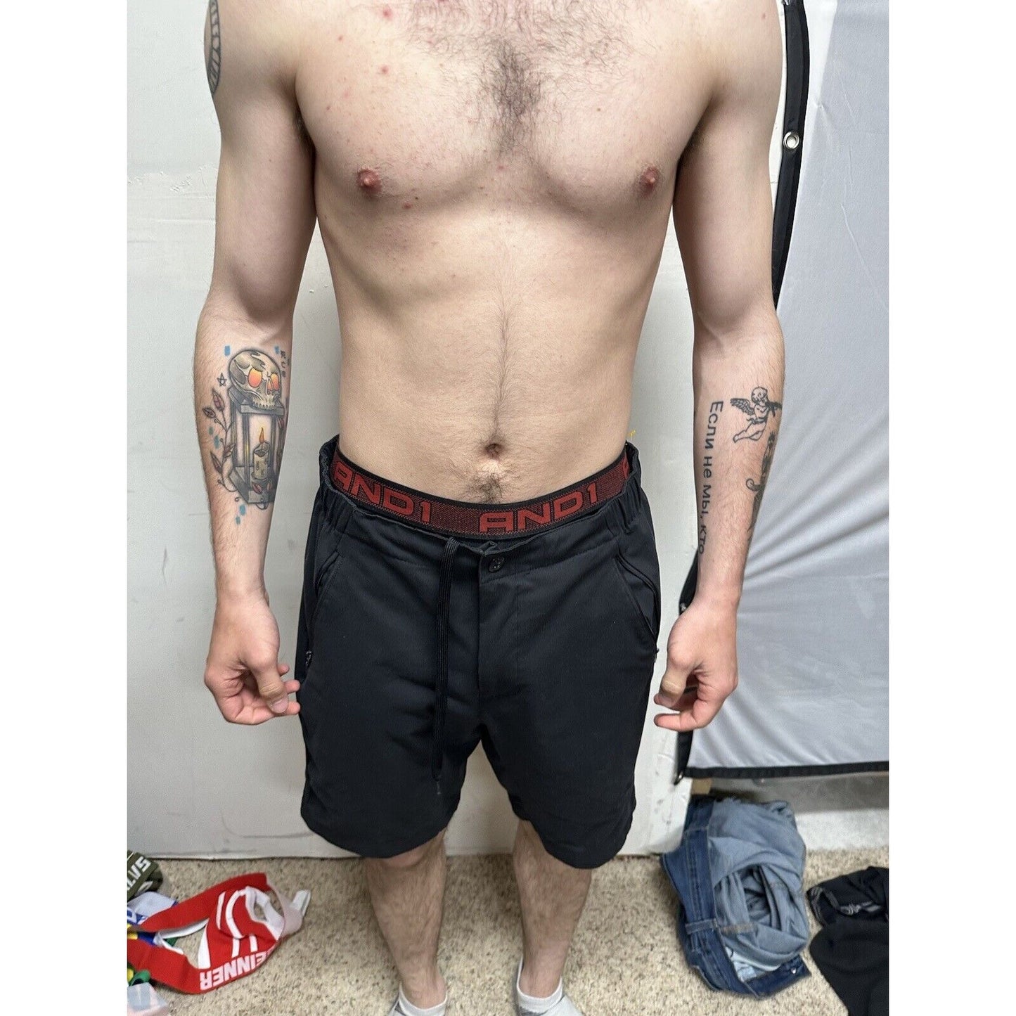 Men’s Black Five Four Size 36 Shorts