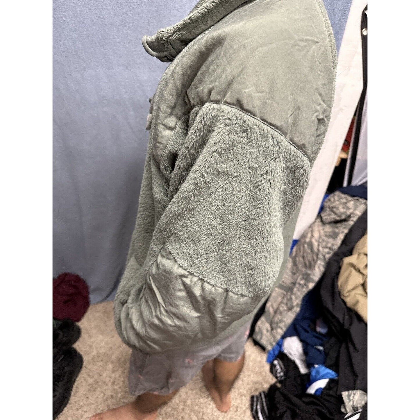 Men’s USAF Civil Air Patrol Sage Green Fleece Jacket XL - Regular Cold Weather