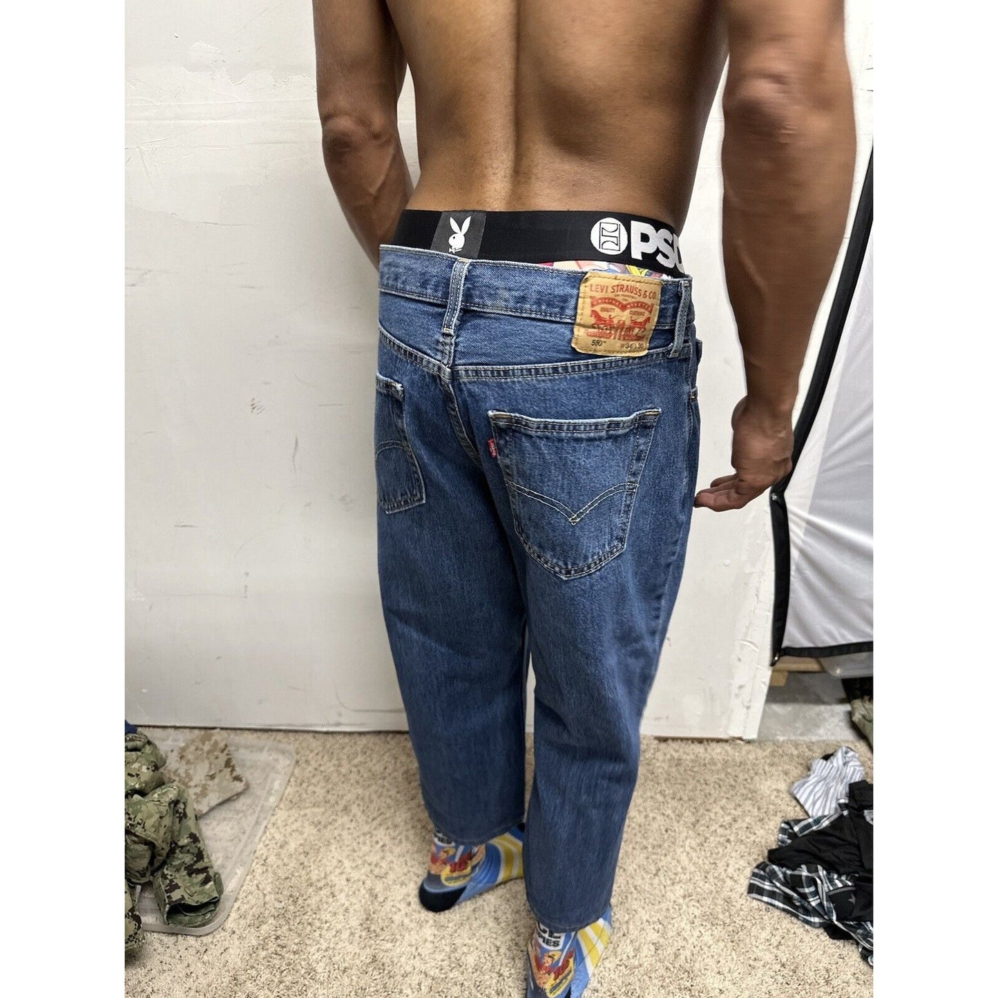 Men’s Levi’s 550 34 X 30 Blue Jeans