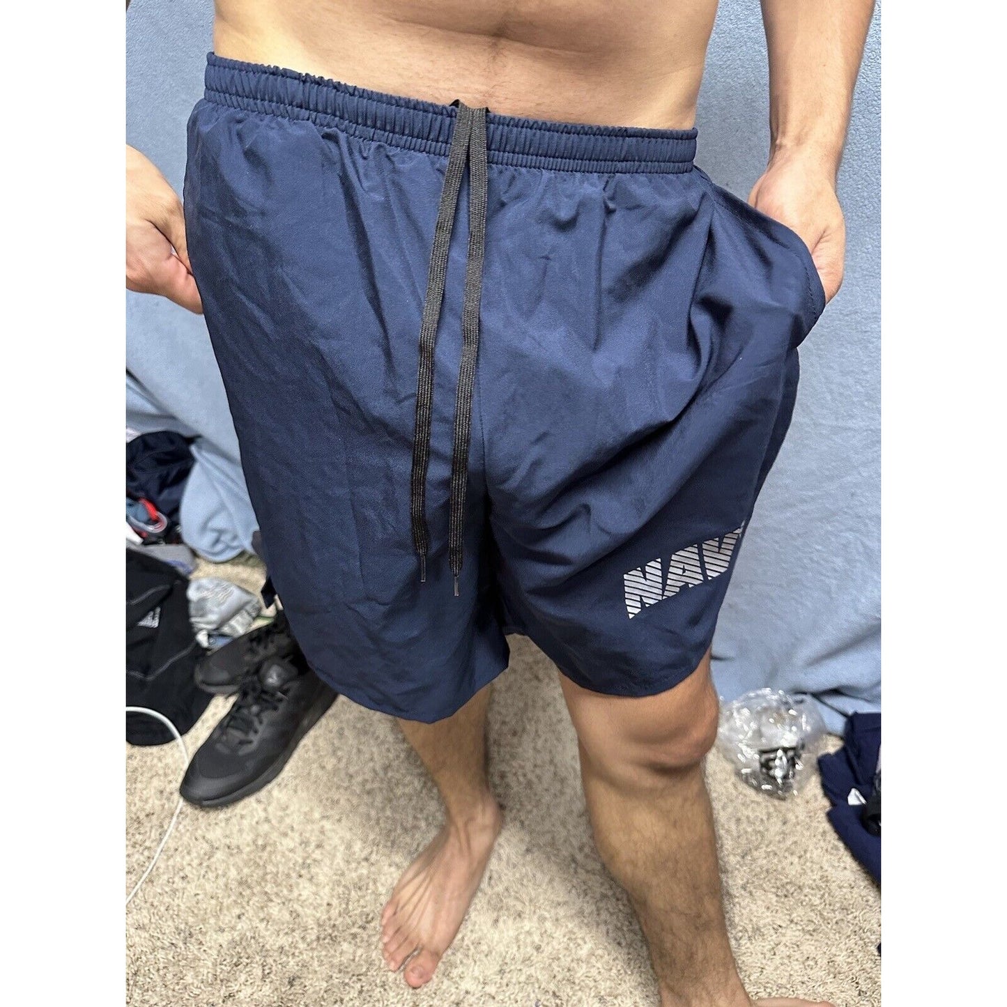 Men’s New Balance Medium Navy Uniform Pt Shorts Blue