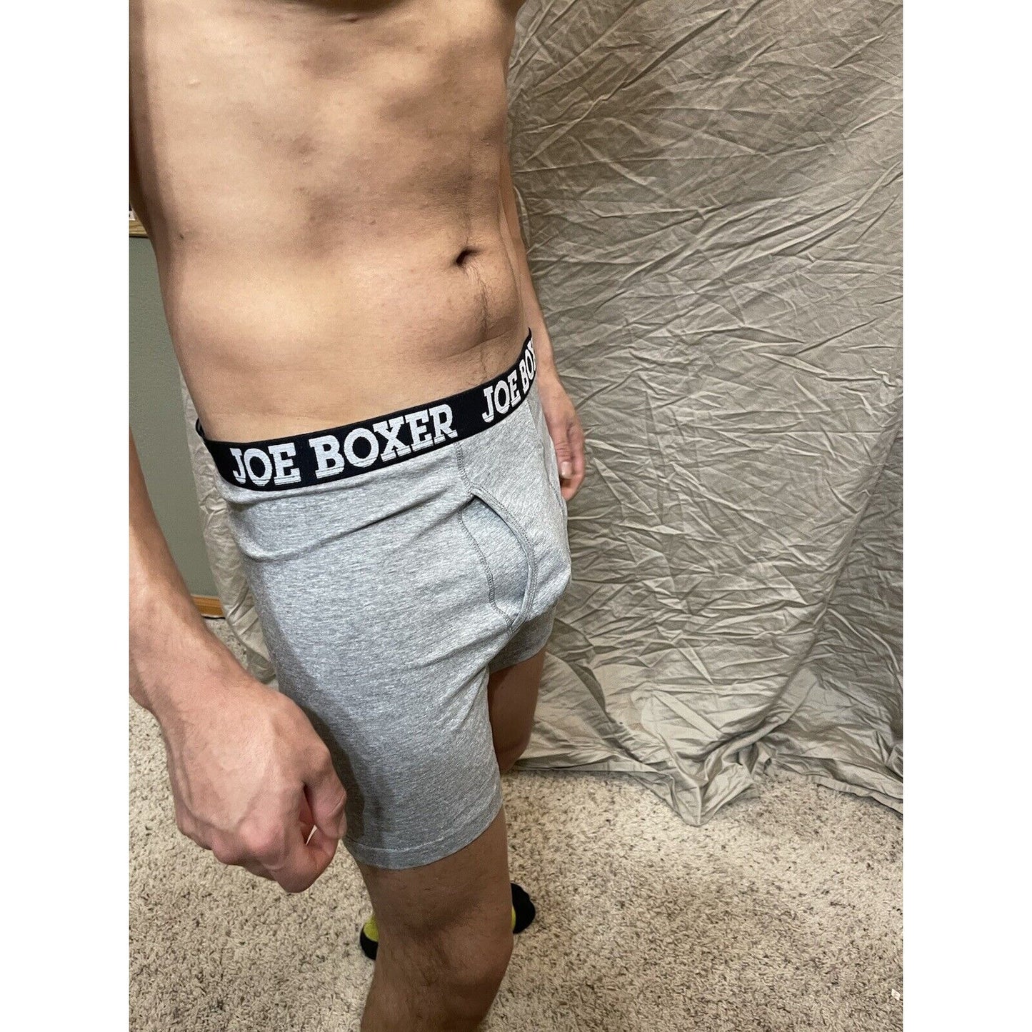 men's gray joe boxer compression boxer shorts XL