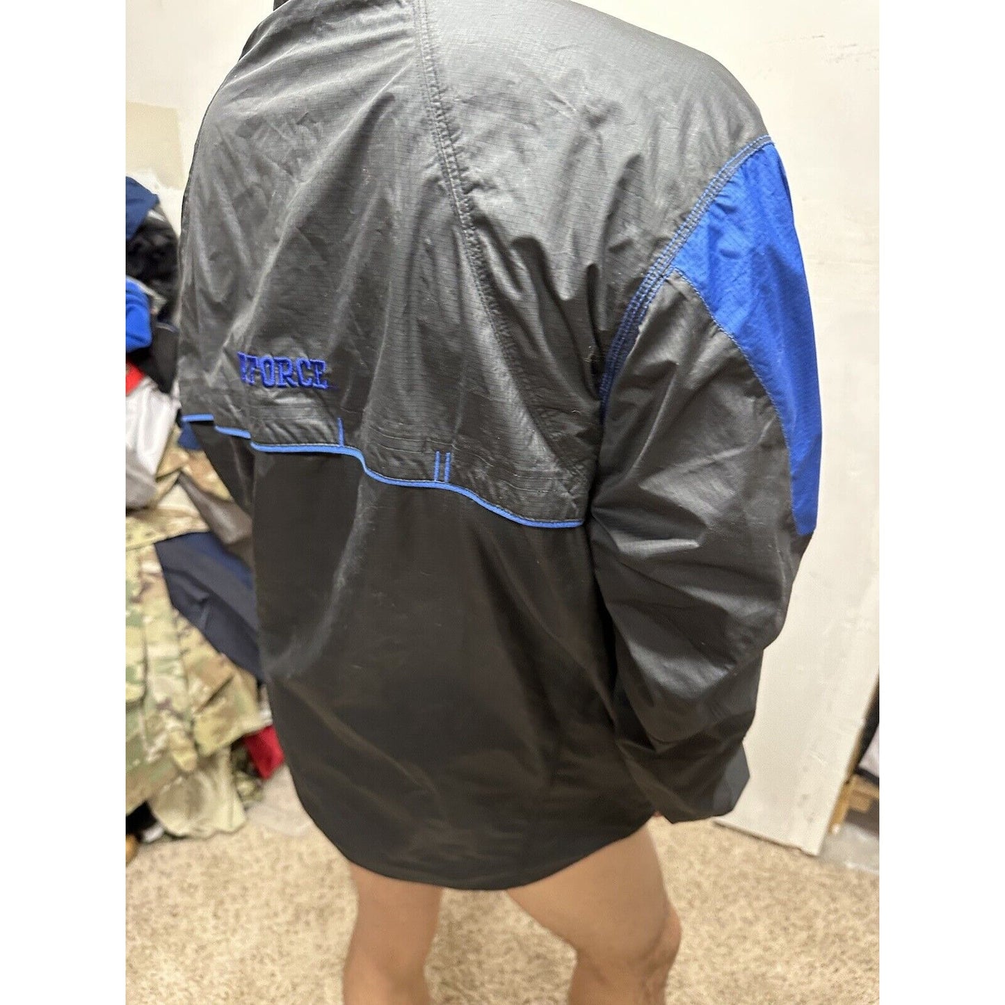 Men’s Nike Storm Fit Medium Blue USAFA Air Force Falcons Rain Jacket