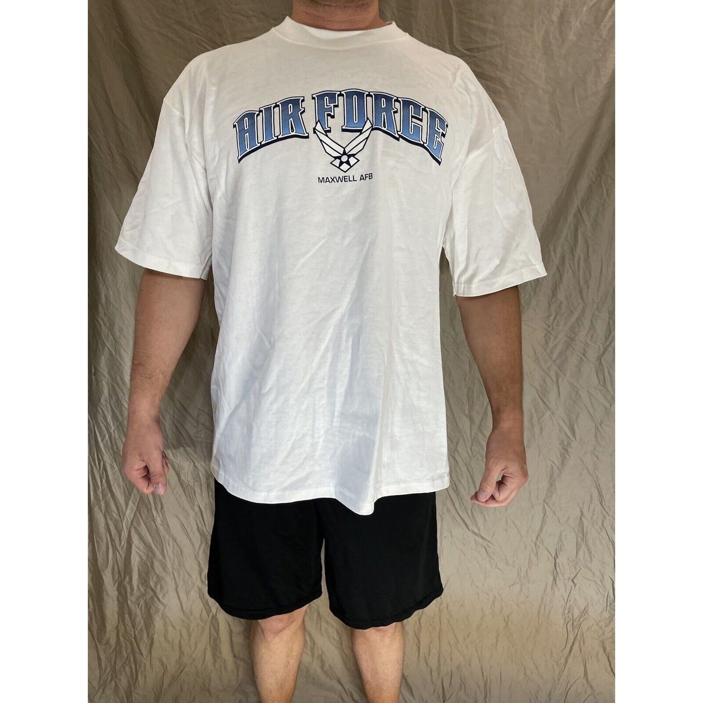 men's soffe White XL maxwell air force base t-shirt