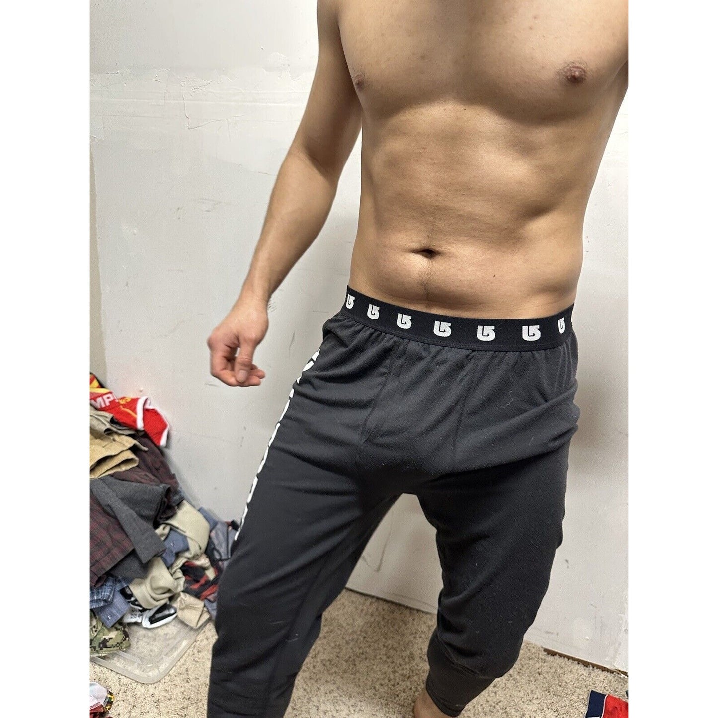 Men’s Black Burton Dry ride Small Thermal Sweatpants