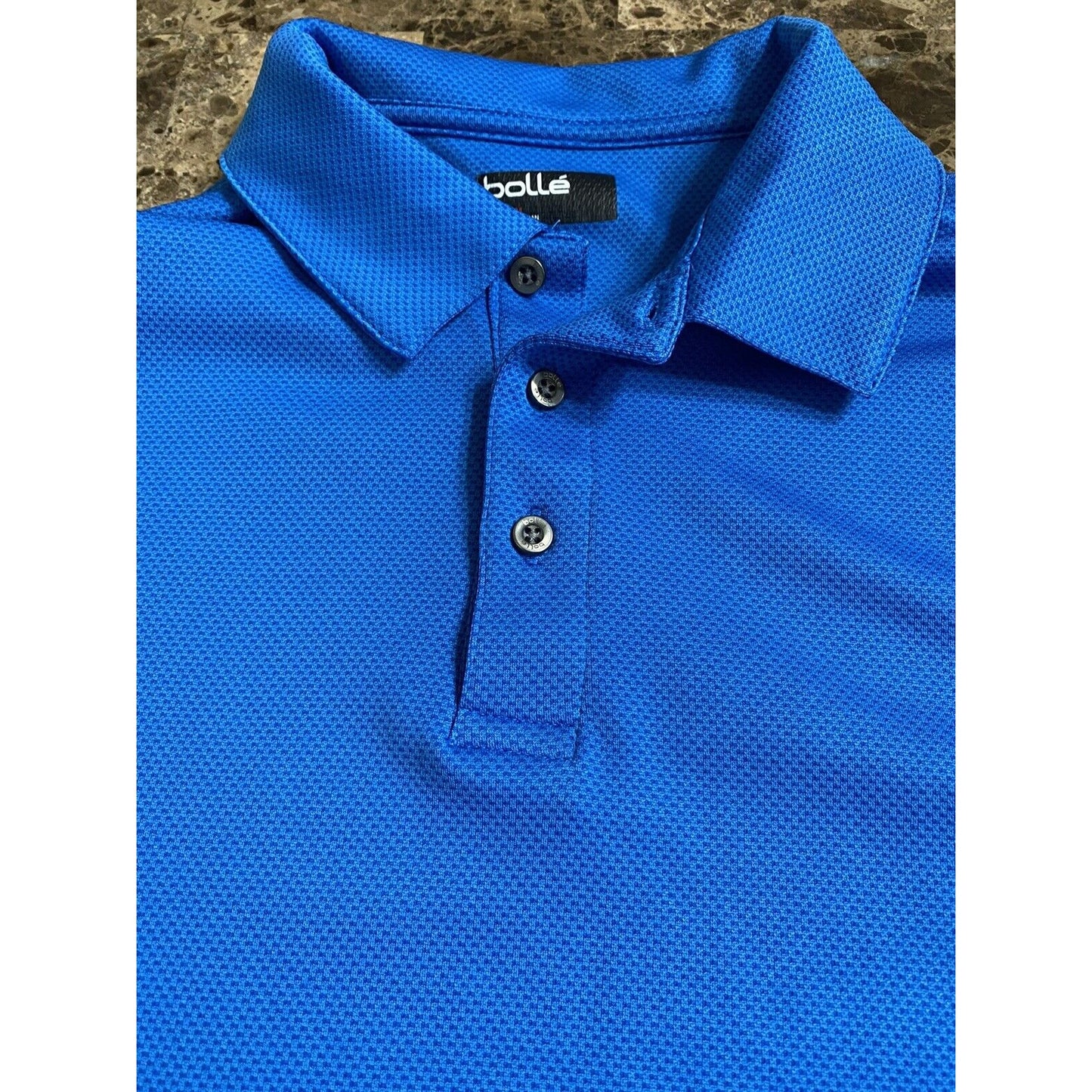 Bolle Men's Medium French Blue Polo Shirt
