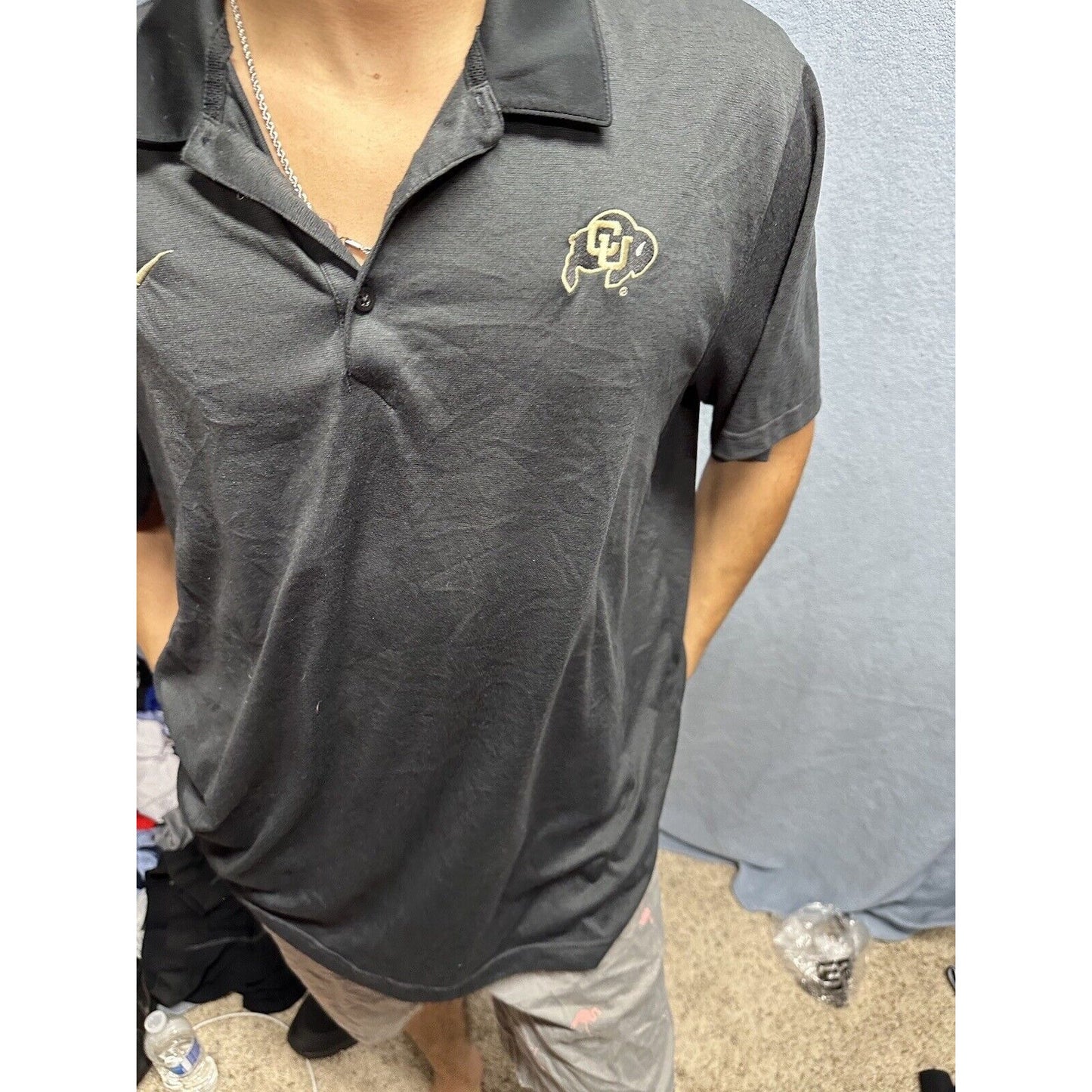 Men’s Black XXL Nike Dri Fit University Of Colorado Boulder Buffaloes Shirt