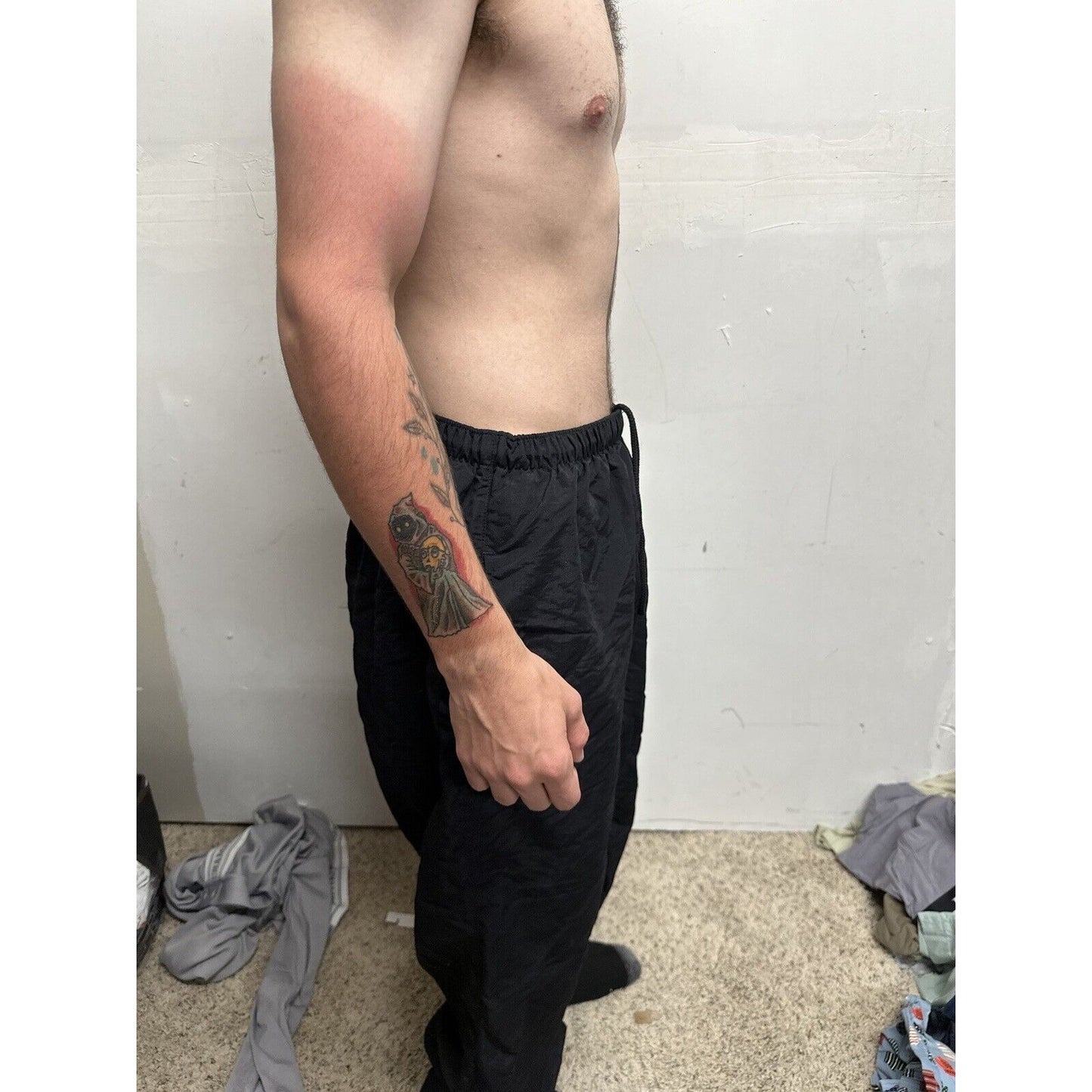Men’s Army Pants - No Logo - XL Long Black Pt Uniform Bottoms PFU