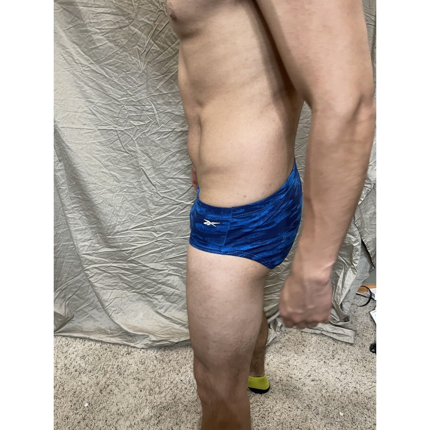 men's reebok blue briefs small