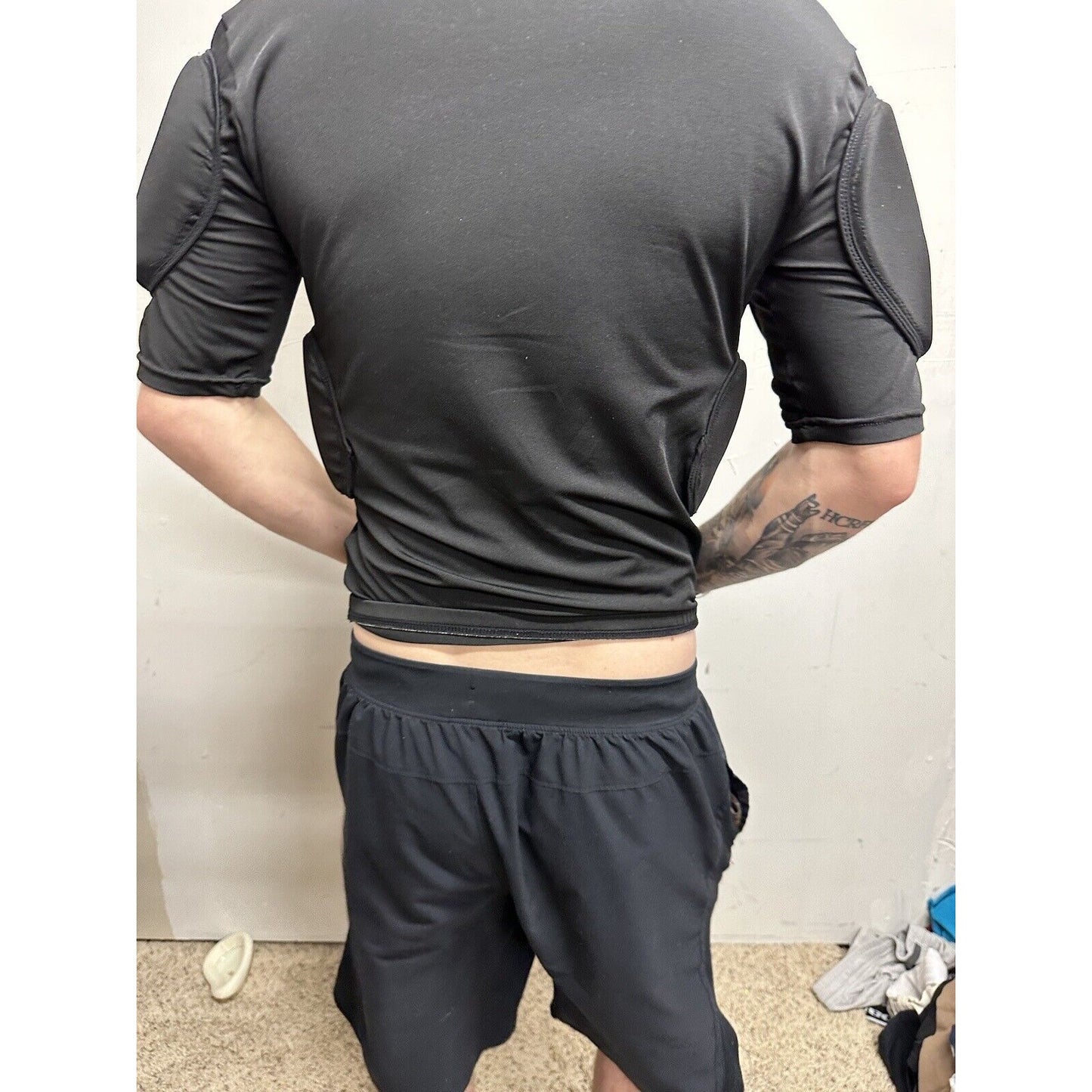Men’s Black Small Football Pads
