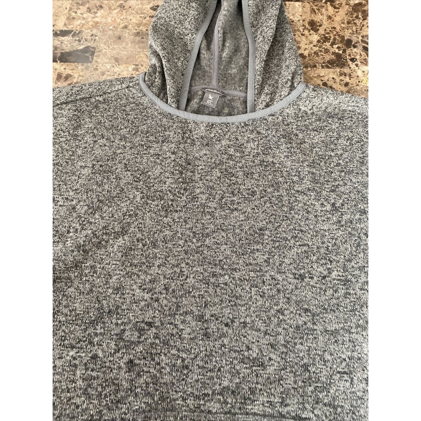 Eddie Bauer Women's Medium/Large Gray Polyester Radiator Fleece Poncho