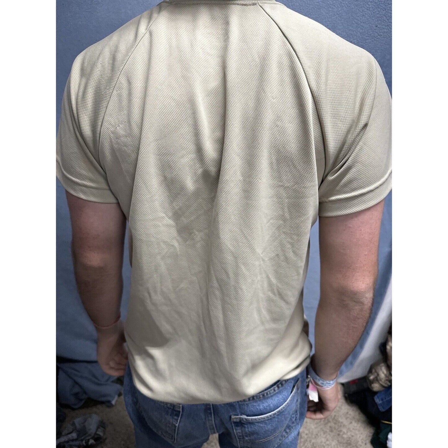 Men’s Abu Airman Battle Uniform Duke Small Tshirt Moisture Control Desert Sand