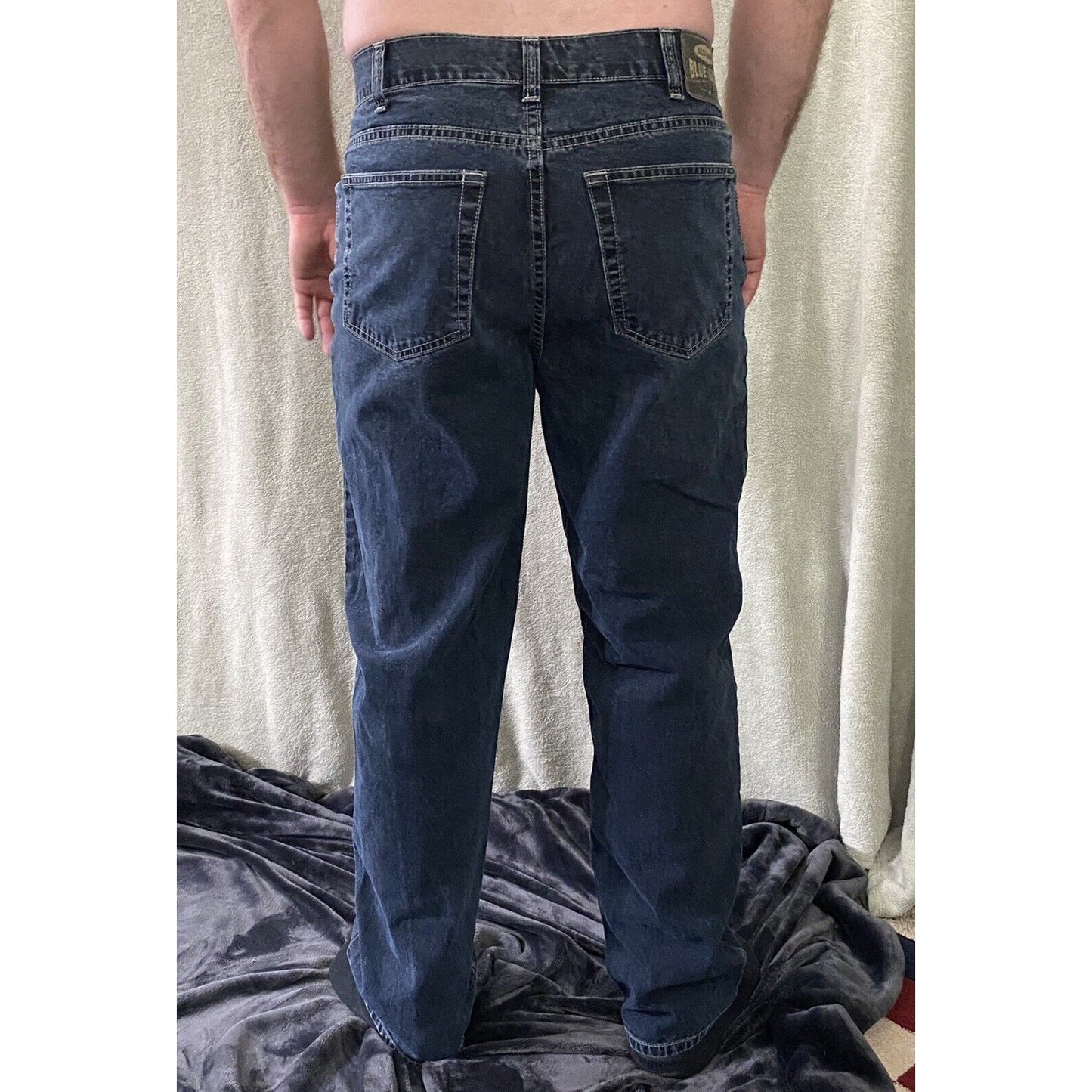 Old Navy Blue Jeans Straight Leg Fit Men’s 34X30