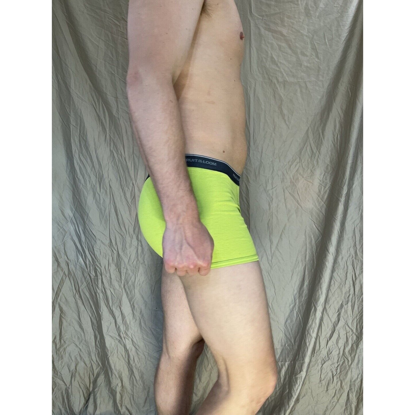 boy's large fruit of the loom boxer brief Yellow