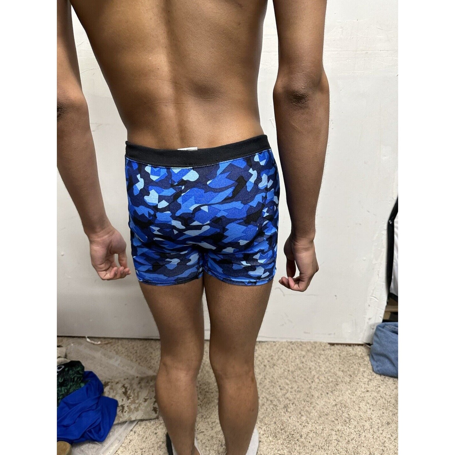 Boys XL blue Camo Hanes boxer briefs