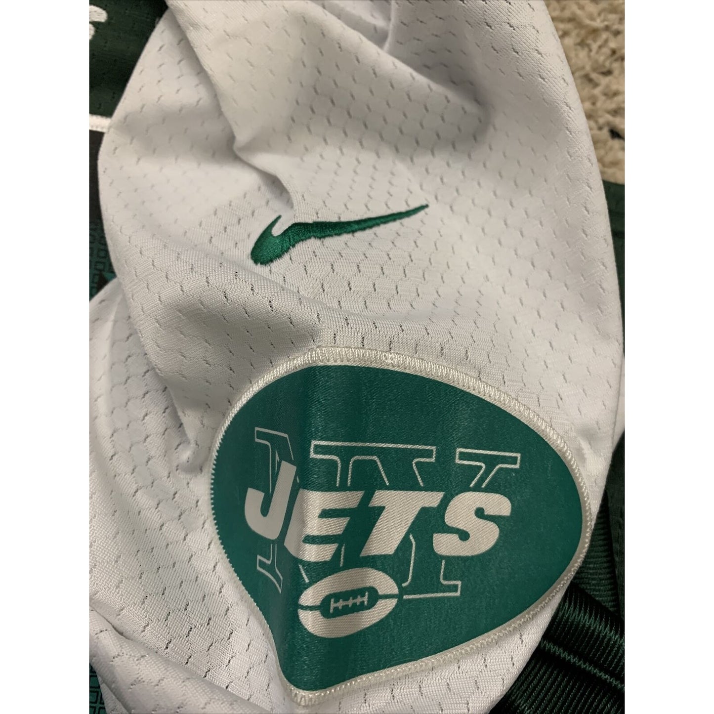 NFL New York Jets #87 Eric Decker Nike Green On Field Jersey Size Large
