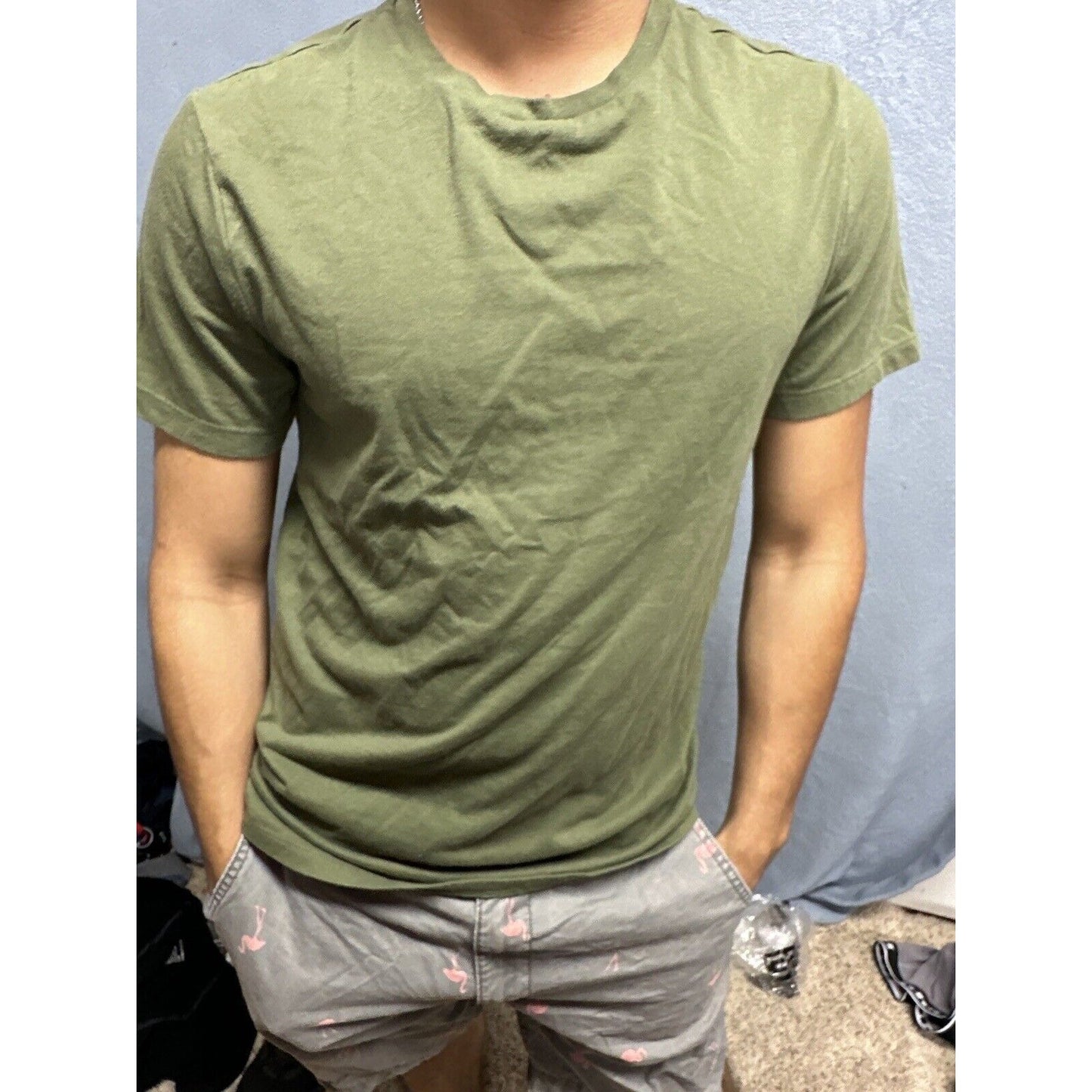 Men’s Olive Green Good Fellow Medium Lyndale Tee Tshirt